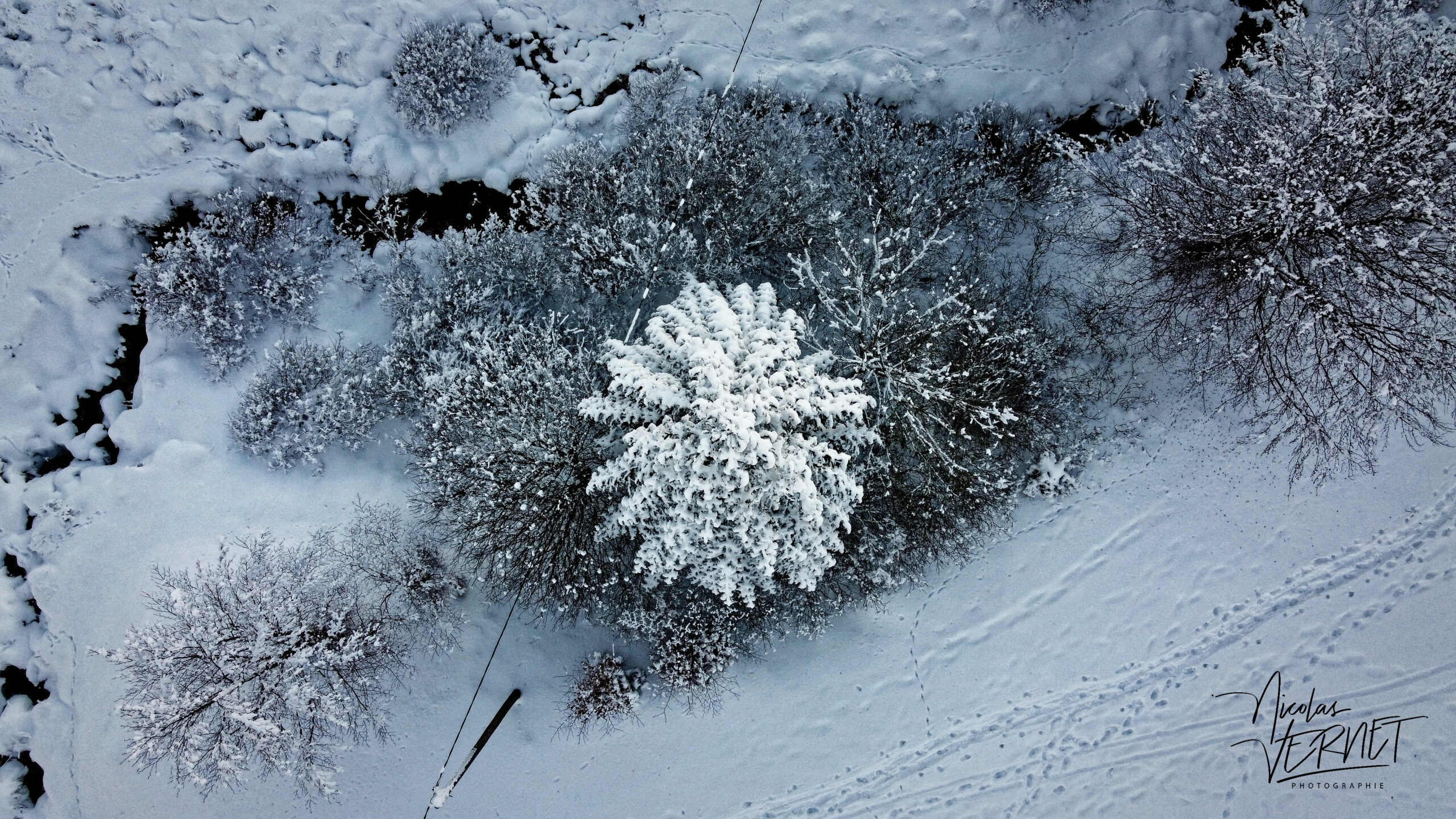 Paysage Ardéchois en hiver, Lachamp-Raphaël (07)