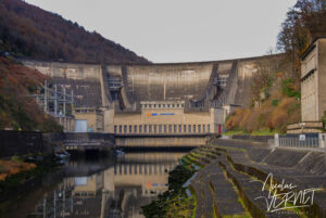 Le barrage EDF du Chastang, Saint-Martin-la-Méanne et Servières-le-Château (Corrèze)
