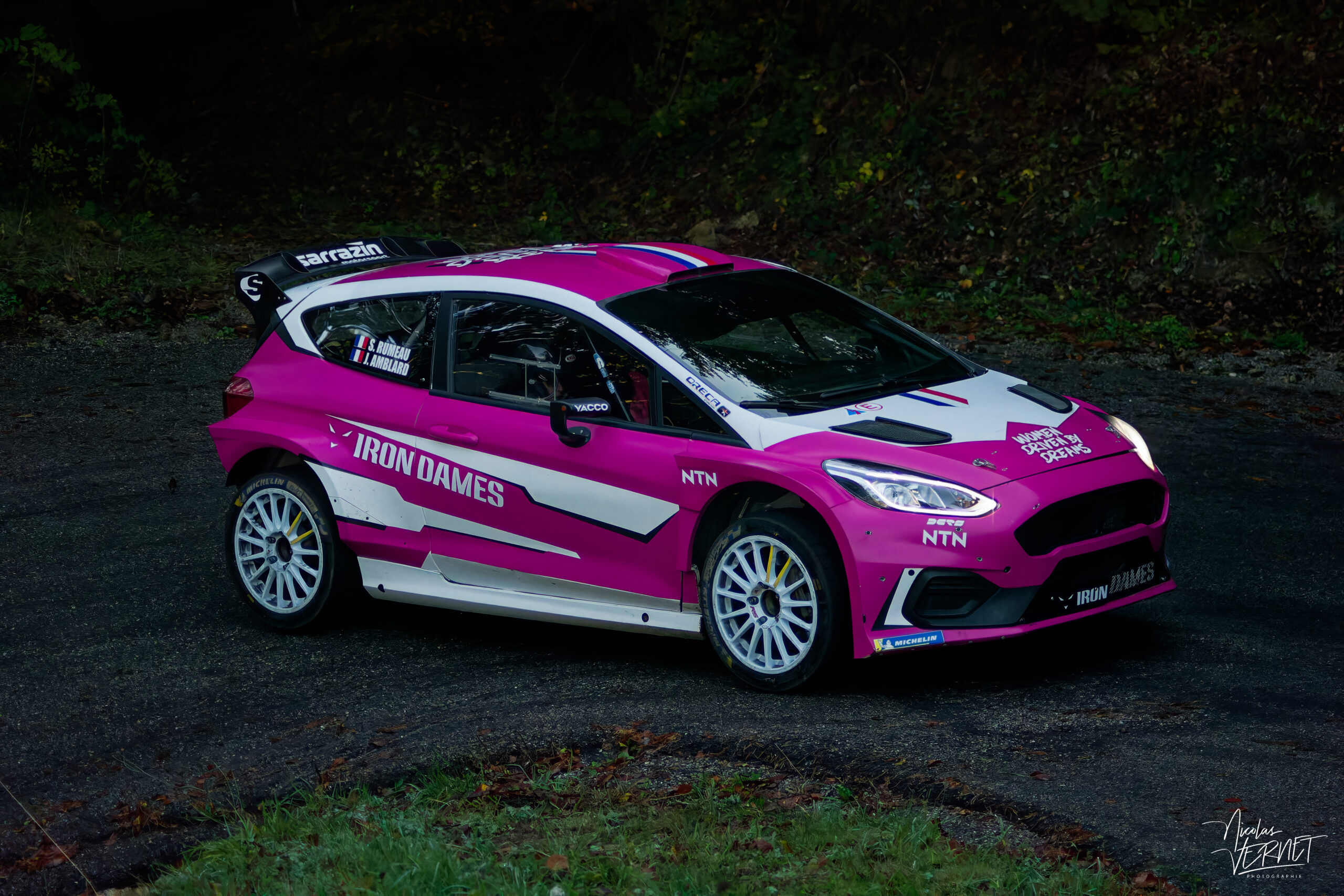 Journée d’essais avec Sarrazin Motorsport, Saint Pierreville (Ardèche) - Sarah Rumeau et Julie Amblard, Ford Fiesta Rally2