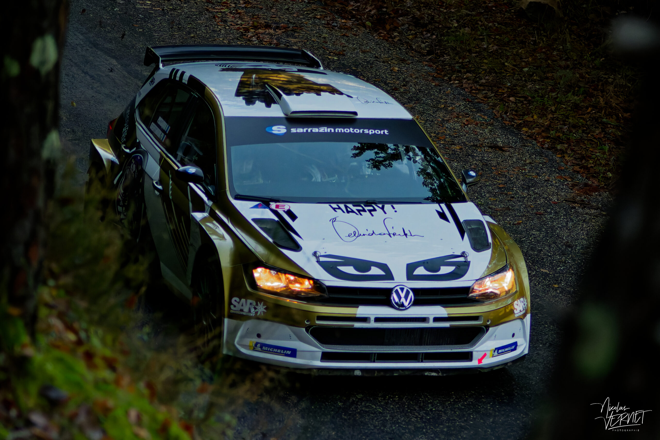Journée d’essais avec Sarrazin Motorsport, Saint Pierreville (Ardèche) - Philippe Greiffenberg et Nadège Passaquin-Bouvet, Volkswagen Polo GTI Rally2
