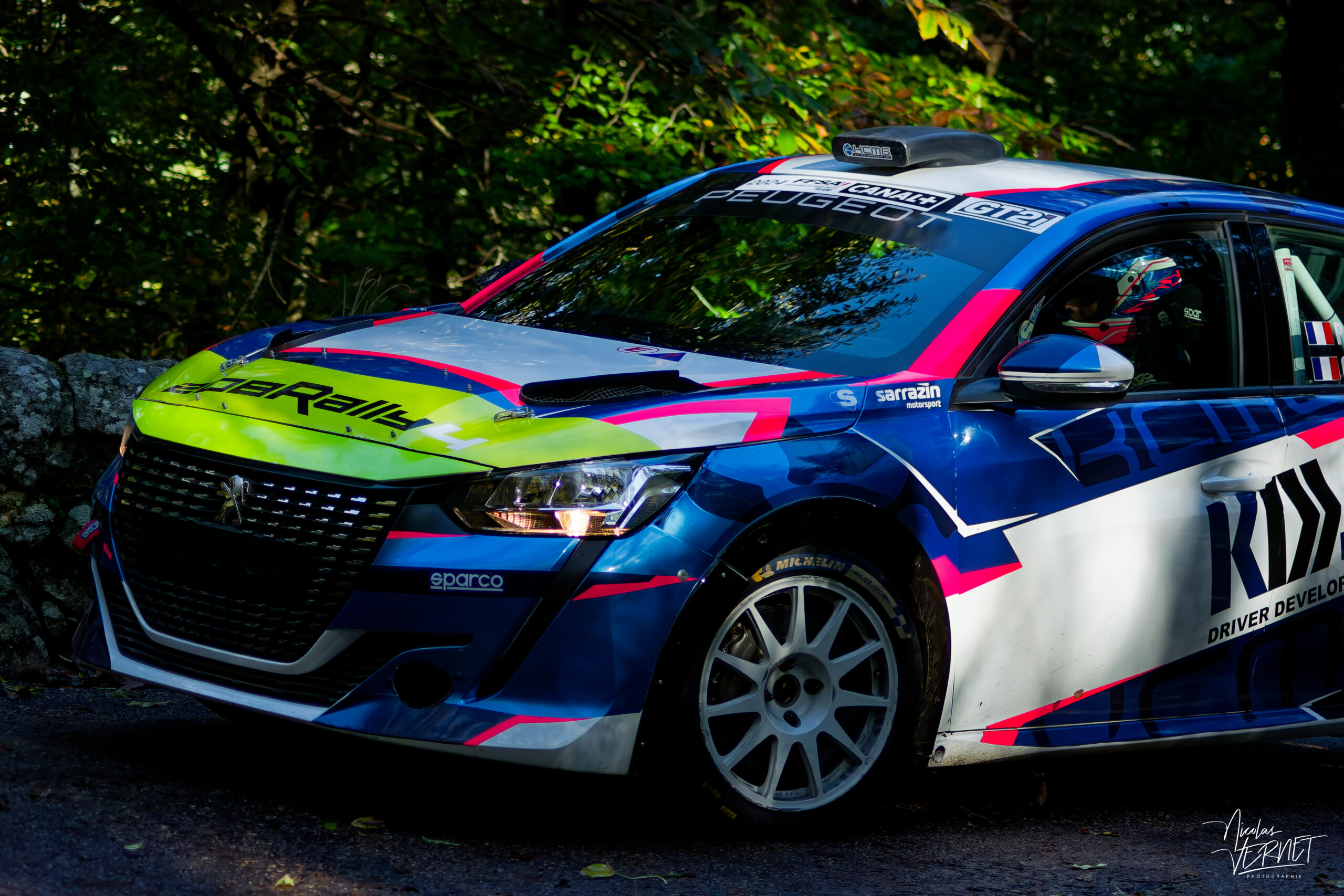 Journée d’essais avec Sarrazin Motorsport, Saint Pierreville (Ardèche) - Pablo Sarrazin et Geoffrey Combe, Peugeot 208 Rally4