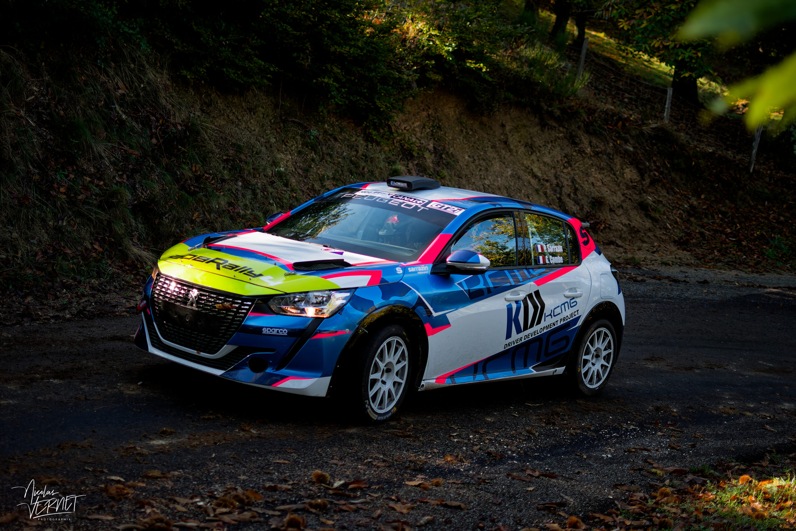 Journée d’essais avec Sarrazin Motorsport, Saint Pierreville (Ardèche) - Pablo Sarrazin et Geoffrey Combe, Peugeot 208 Rally4