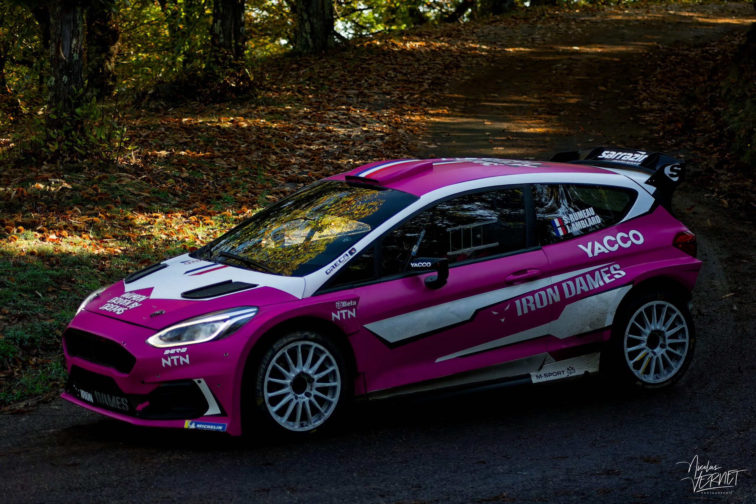 Journée d’essais avec Sarrazin Motorsport, Saint Pierreville (Ardèche) - Sarah Rumeau et Julie Amblard, Ford Fiesta Rally2