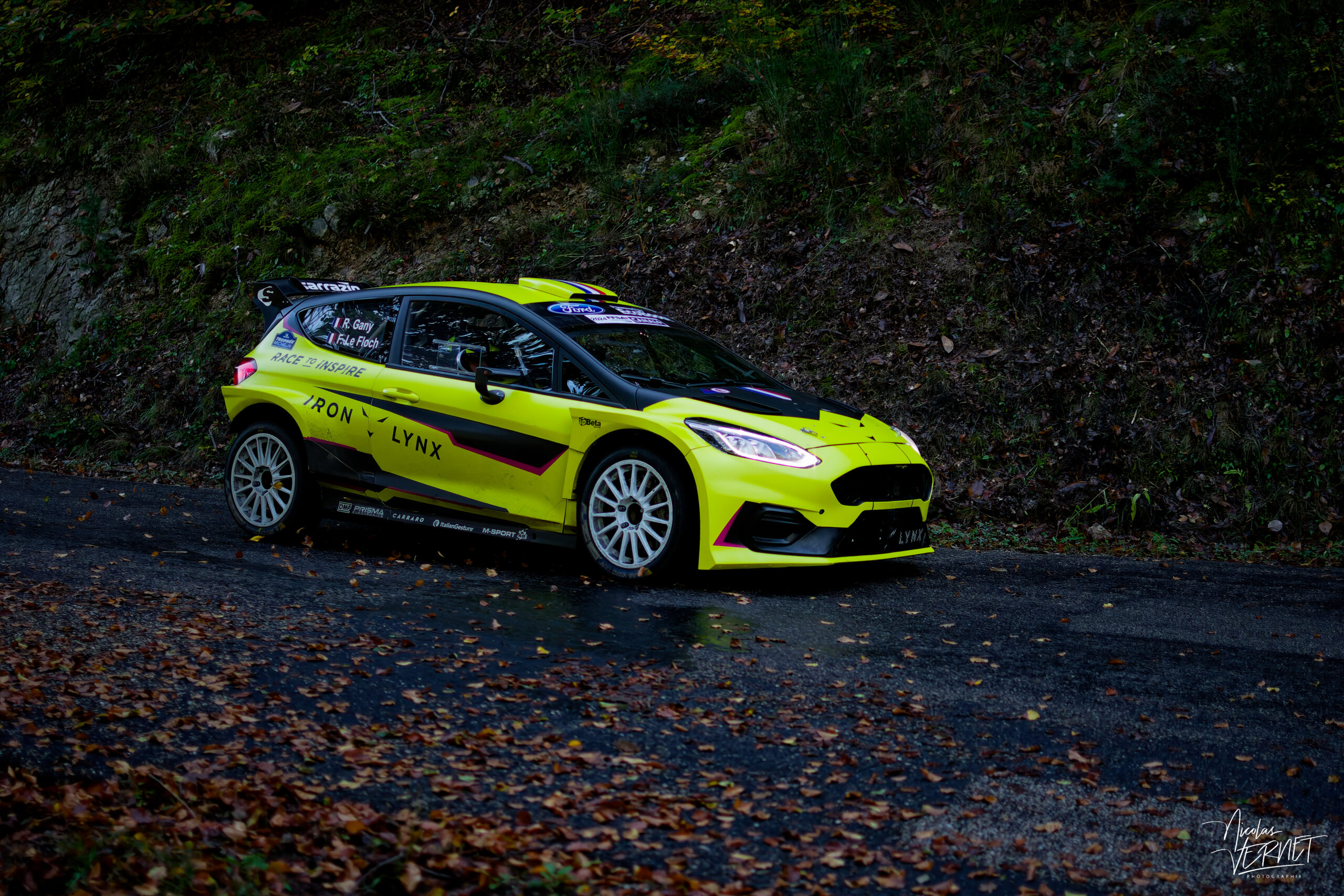 Journée d’essais avec Sarrazin Motorsport, Saint Pierreville (Ardèche) - Rehane Gany et Franck Le Floch, Ford Fiesta Rally2