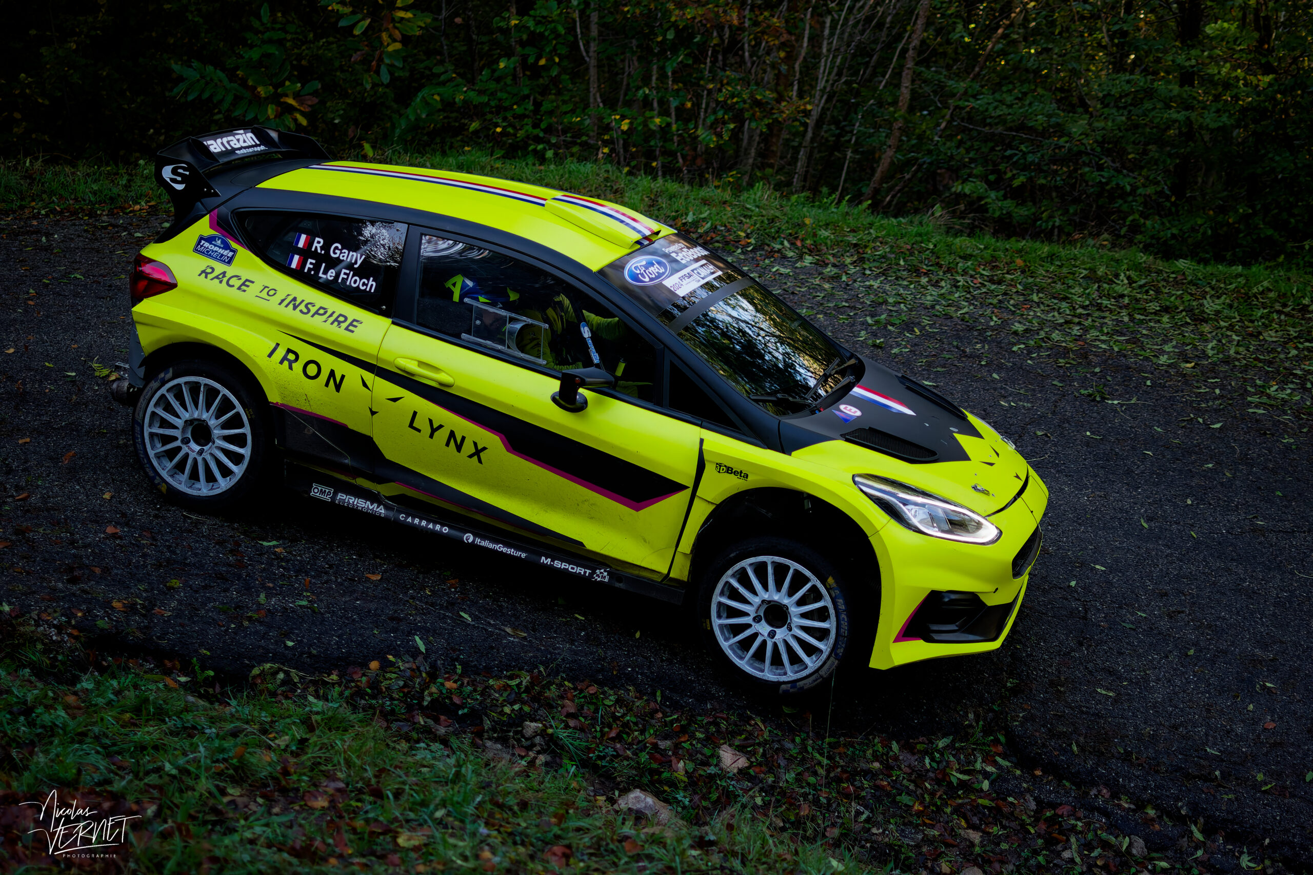Journée d’essais avec Sarrazin Motorsport, Saint Pierreville (Ardèche) - Rehane Gany et Franck Le Floch, Ford Fiesta Rally2