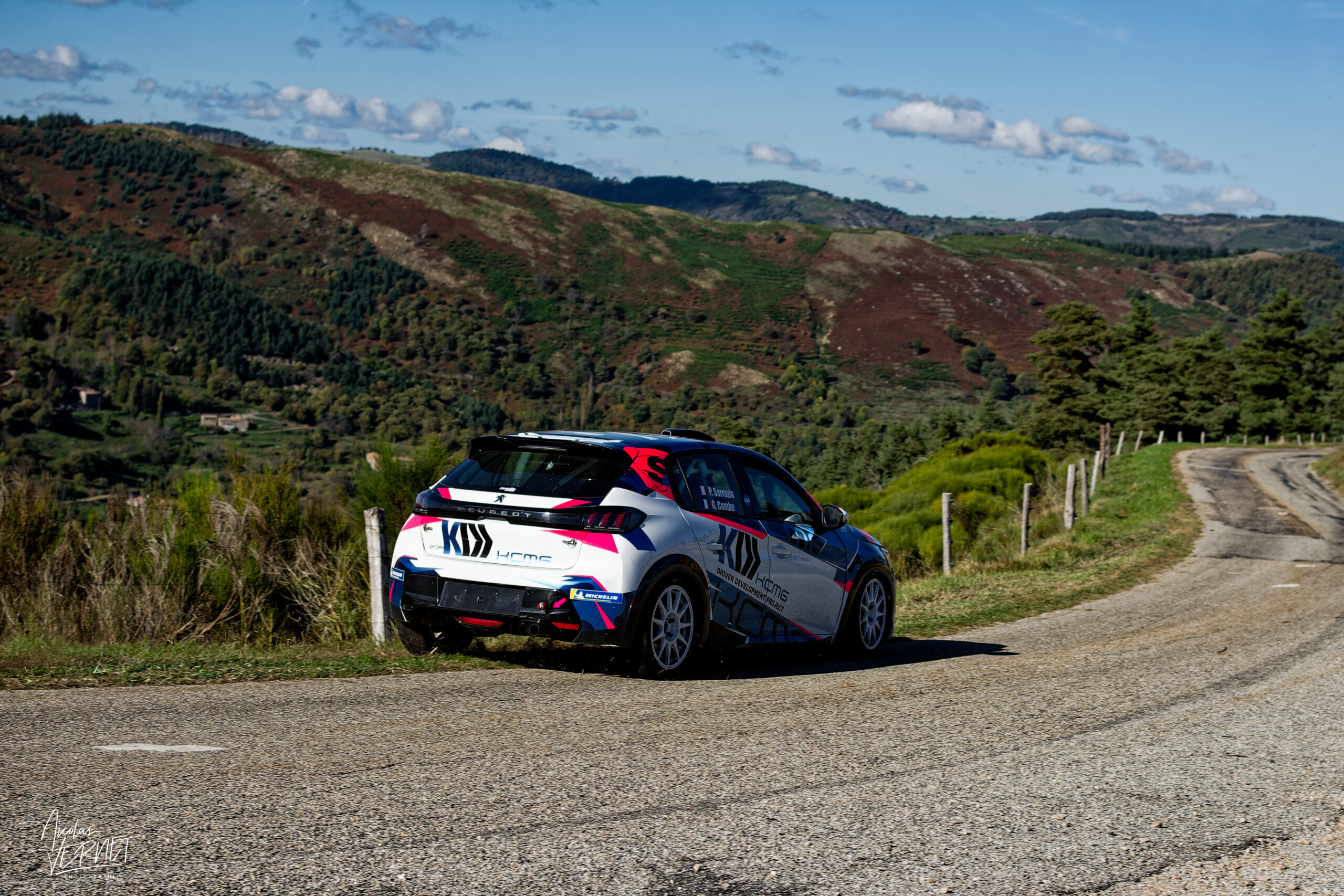 Journée d’essais avec Sarrazin Motorsport, Saint Pierreville (Ardèche) - Pablo Sarrazin et Geoffrey Combe, Peugeot 208 Rally4