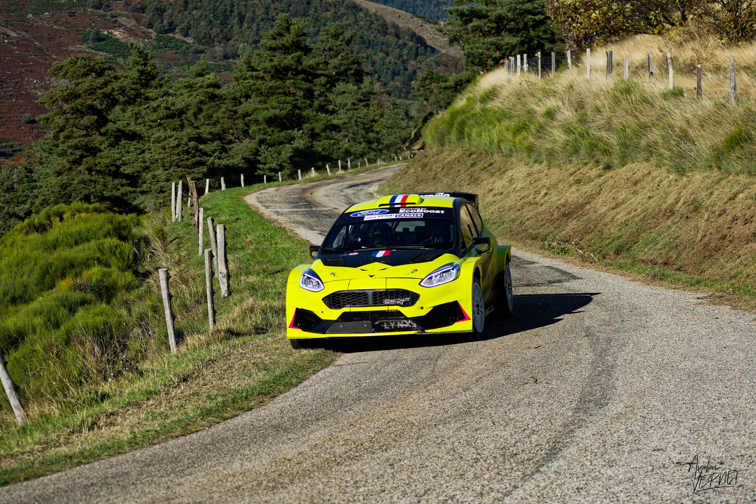 Journée d’essais avec Sarrazin Motorsport, Saint Pierreville (Ardèche) - Rehane Gany et Franck Le Floch, Ford Fiesta Rally2