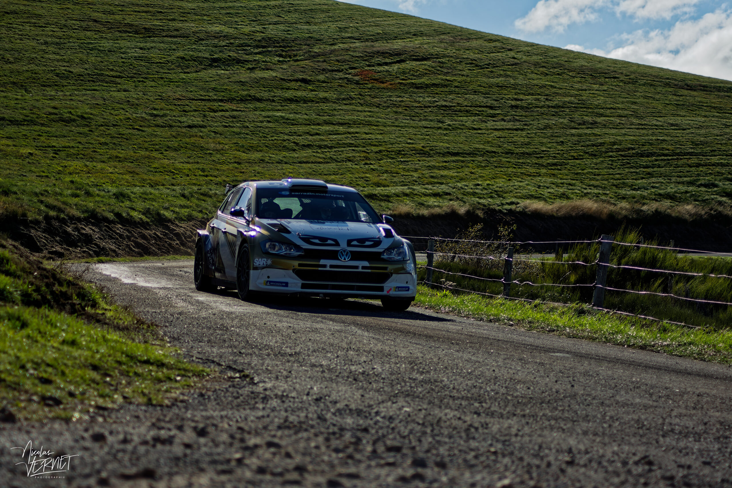 Journée d’essais avec Sarrazin Motorsport, Saint Pierreville (Ardèche) - Philippe Greiffenberg et Nadège Passaquin-Bouvet, Volkswagen Polo GTI Rally2