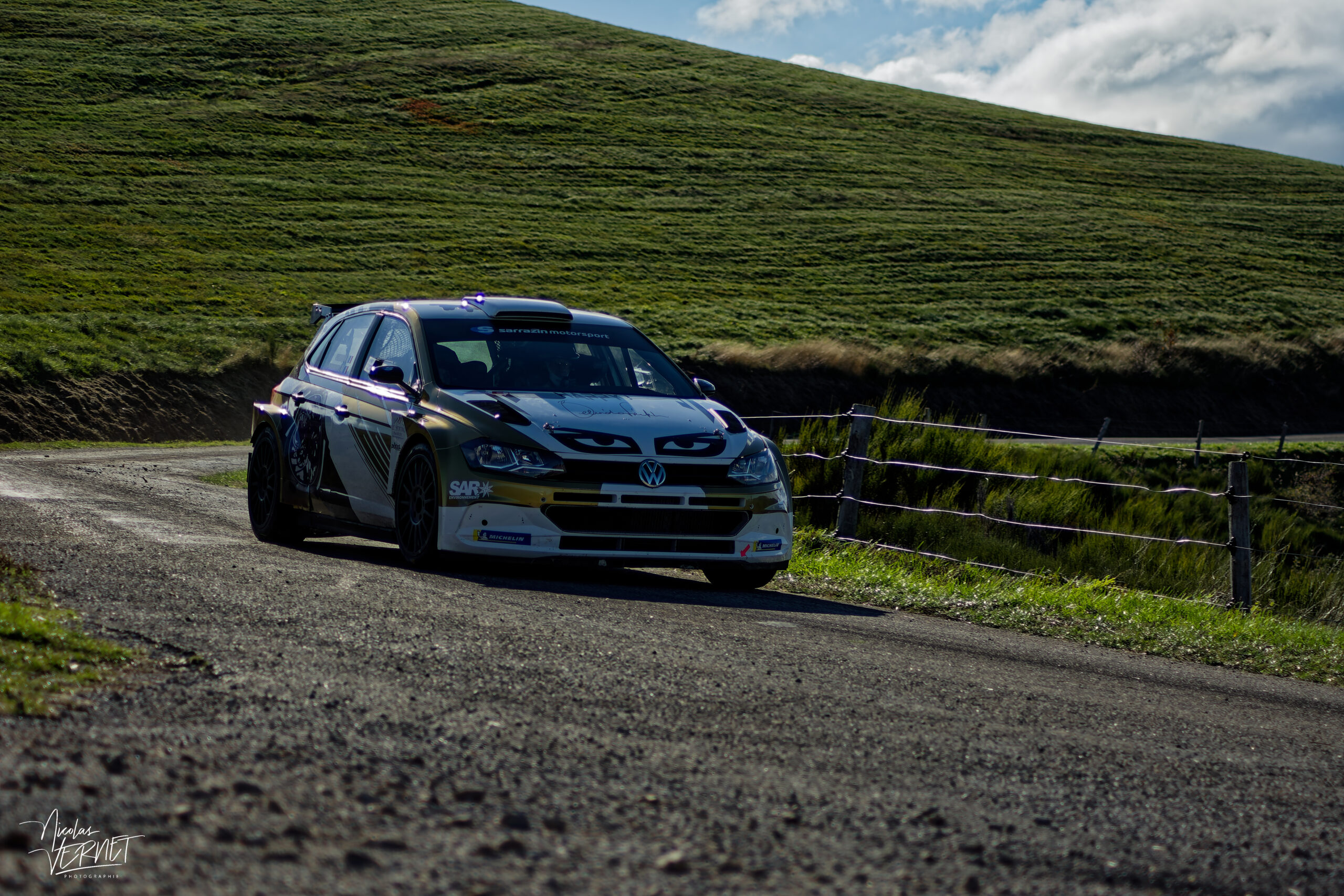 Journée d’essais avec Sarrazin Motorsport, Saint Pierreville (Ardèche) - Philippe Greiffenberg et Nadège Passaquin-Bouvet, Volkswagen Polo GTI Rally2