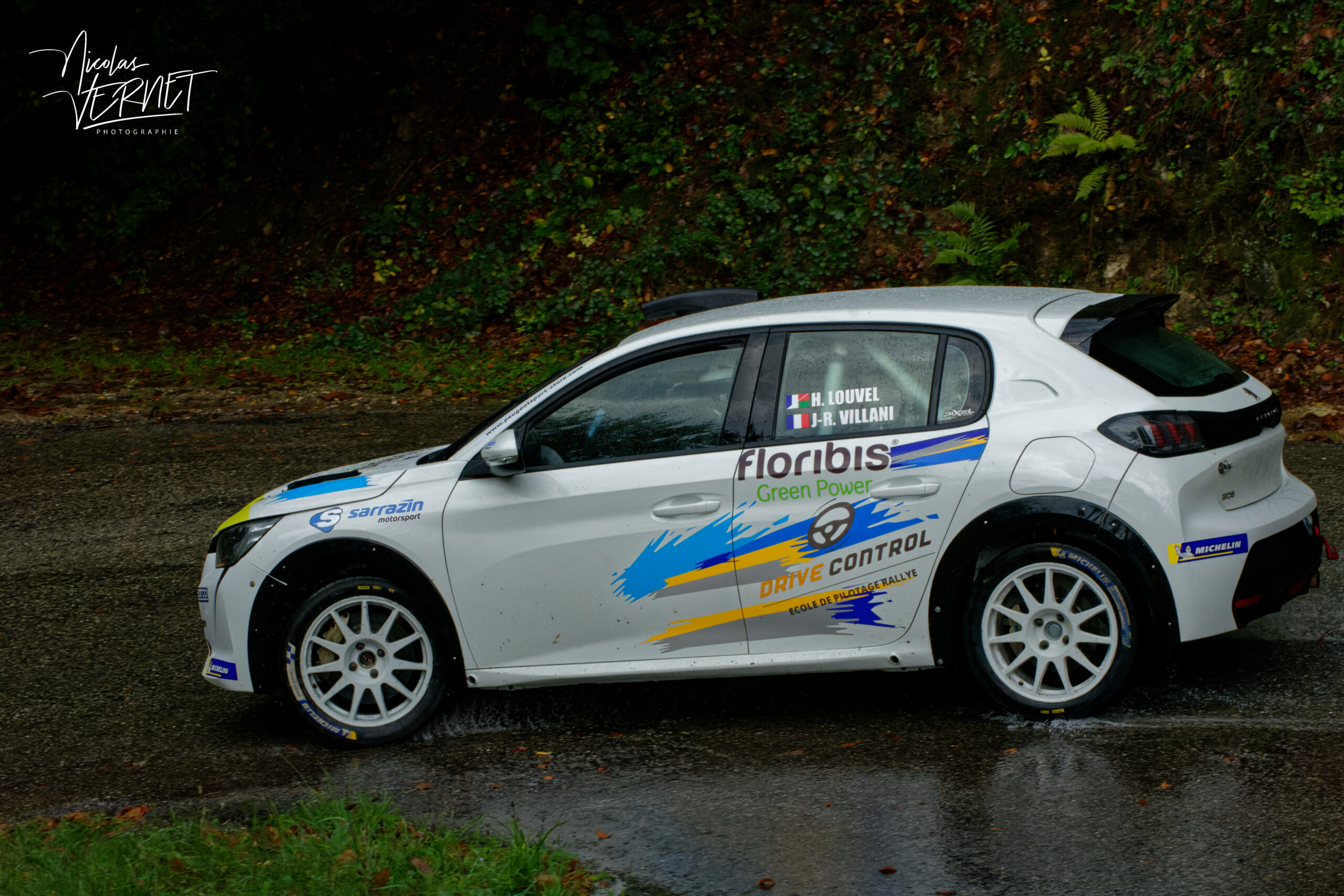 Journée d’essais avec Sarrazin Motorsport, Saint Pierreville (Ardèche) - Hugo Louvel et Jean-René Villani, Peugeot 208 Rally4
