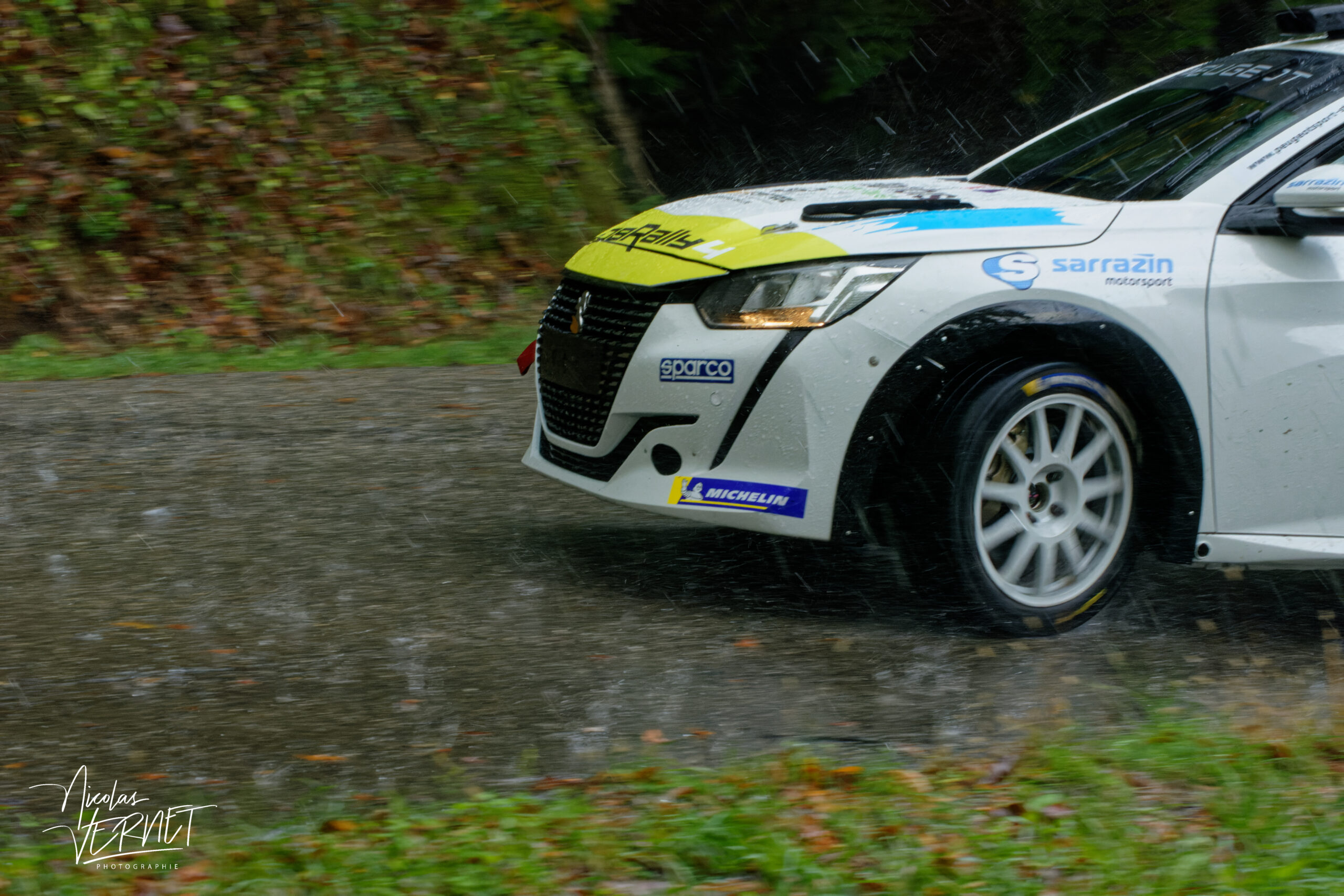 Journée d’essais avec Sarrazin Motorsport, Saint Pierreville (Ardèche) - Hugo Louvel et Jean-René Villani, Peugeot 208 Rally4
