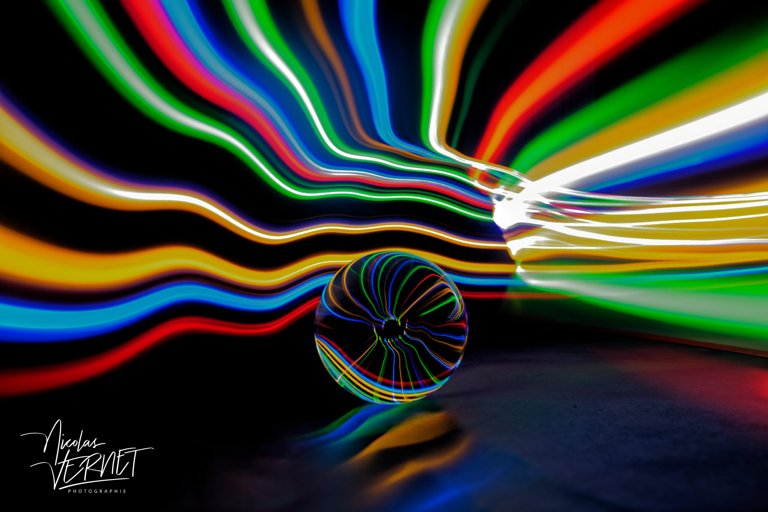 Lens Ball Flou Artistique, Saint Pierreville (Ardèche)