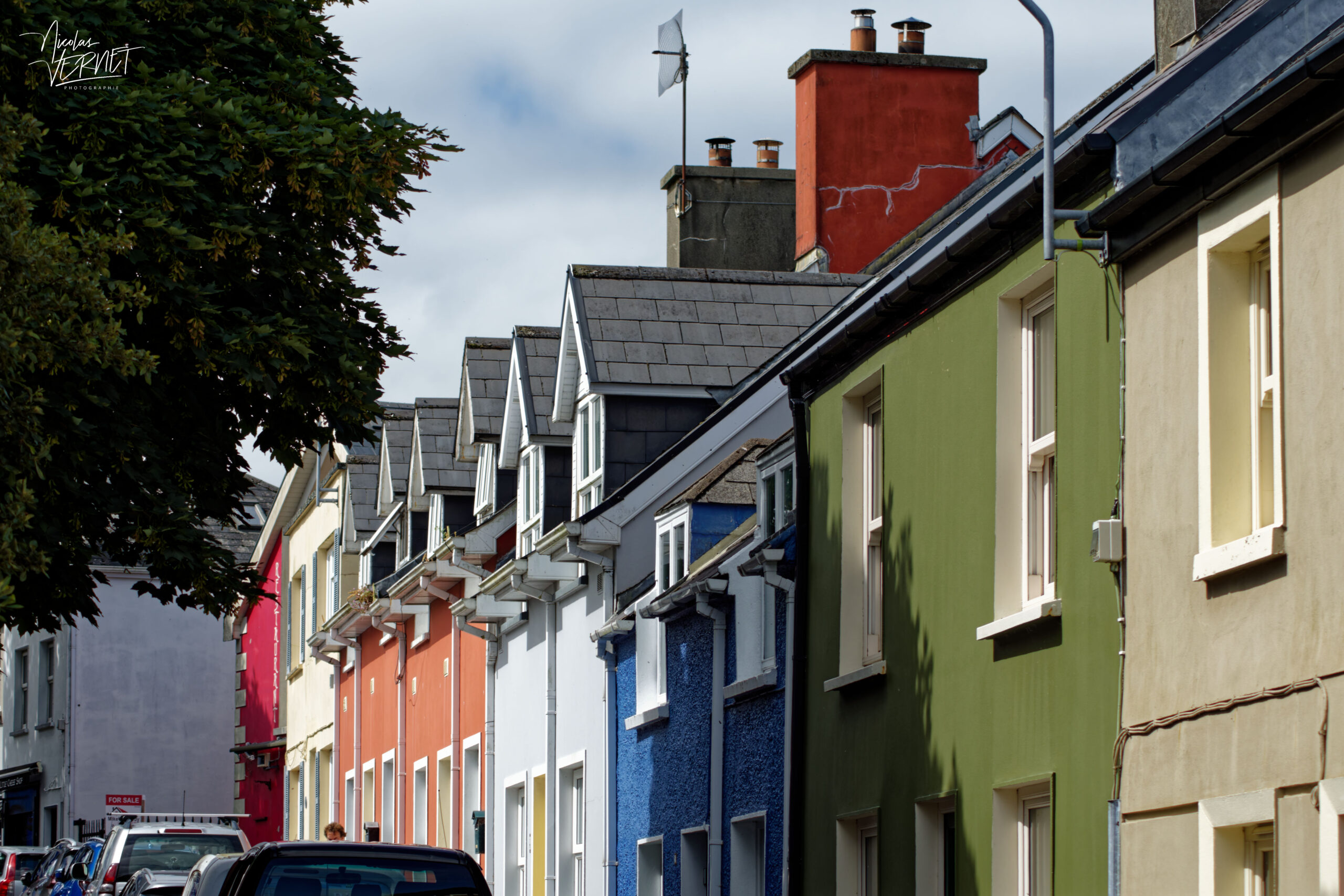 Façades colorées, Dingle, Co. Kerry, Irlande
