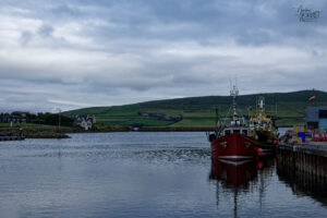 Chalutiers amarrés dans le port de Dingle, Co. Kerry, Irlande