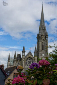 Cathédrale Saint-Colman de Cobh vue depuis "Deck of Cards", Cobh, Co. Cork, Irlande