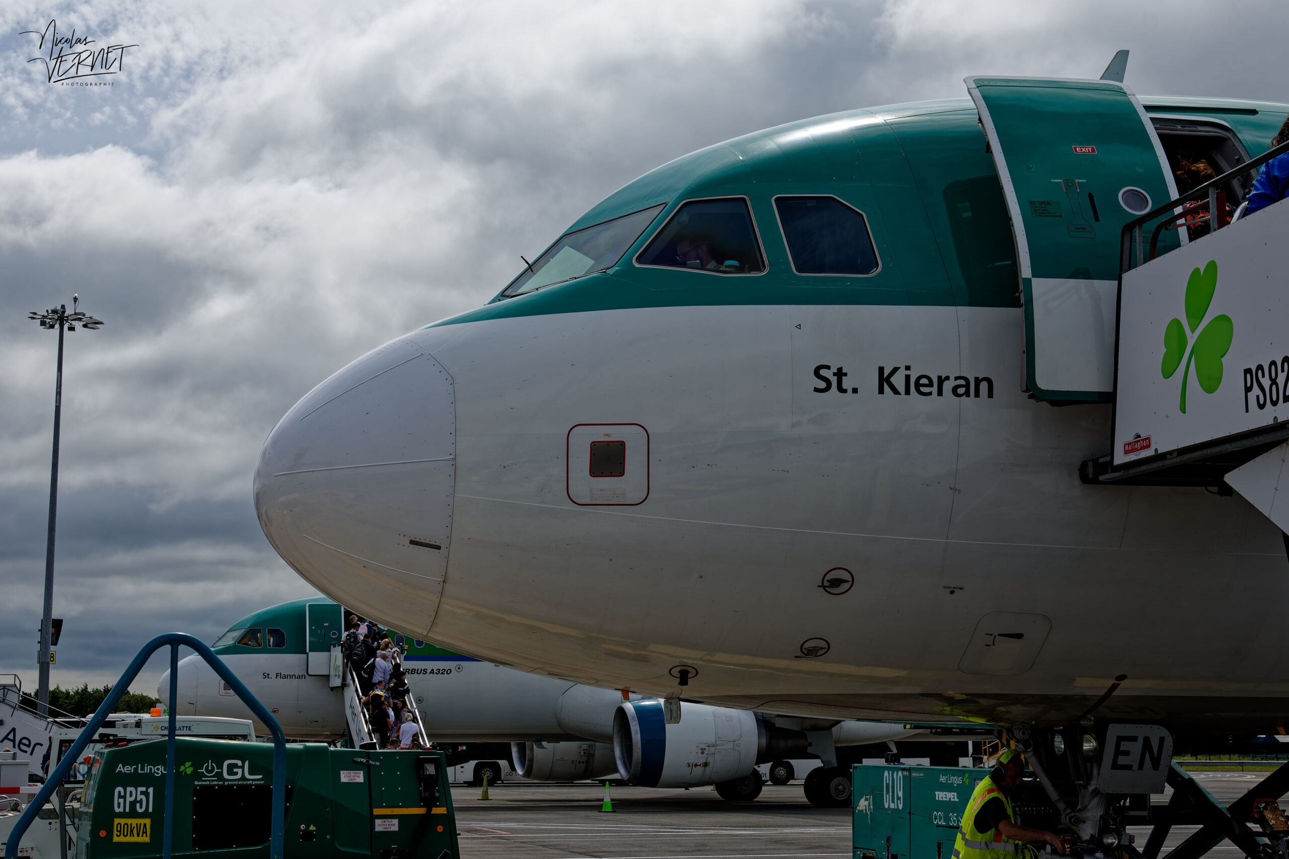 Airbus A320 "St Kieran", Aer Lingus, Aéroport de Dublin, Dublin, Irlande