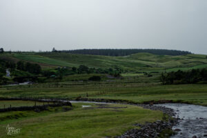Rivière depuis le pont de Glennacally, Co. Mayo, Irlande