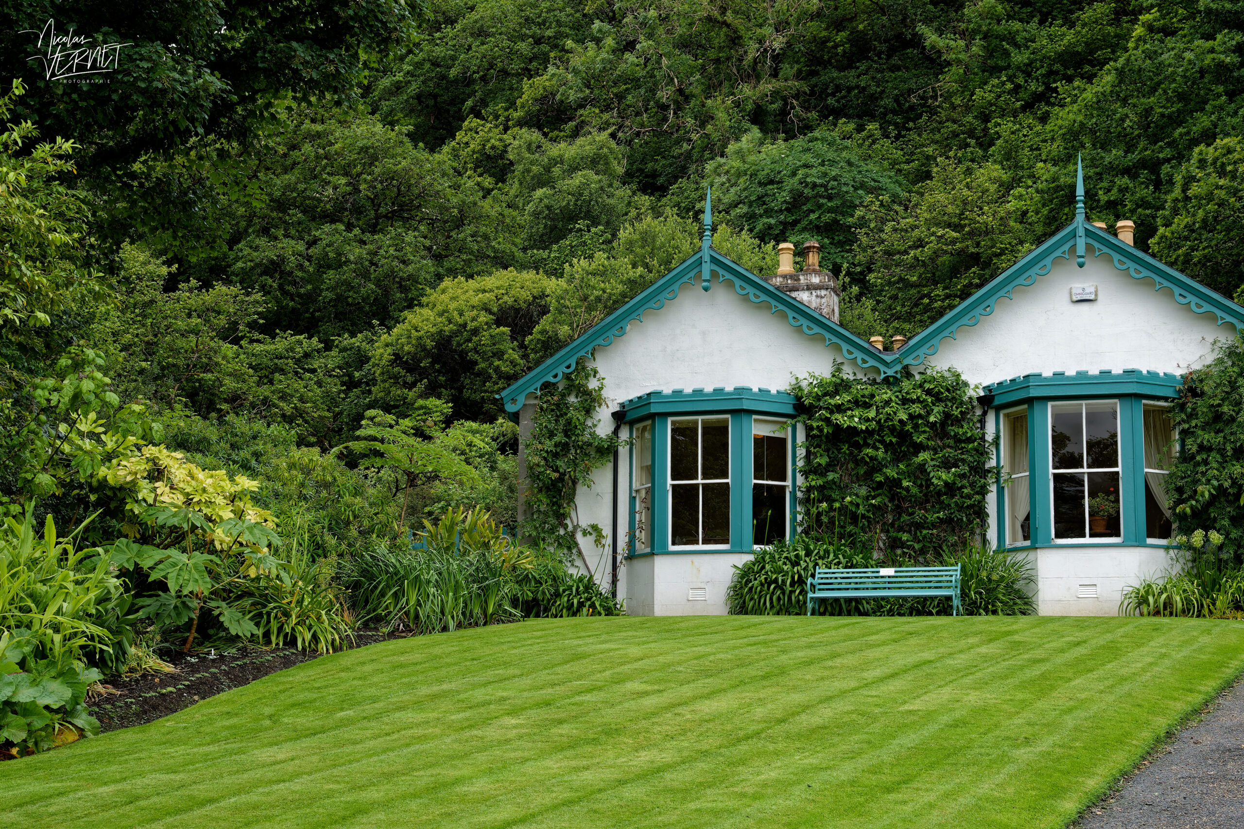 La Maison du Jardinier en Chef, Jardin clos victorien, Abbaye de Kylemore, Pollacappul, Co. Galway, Irlande
