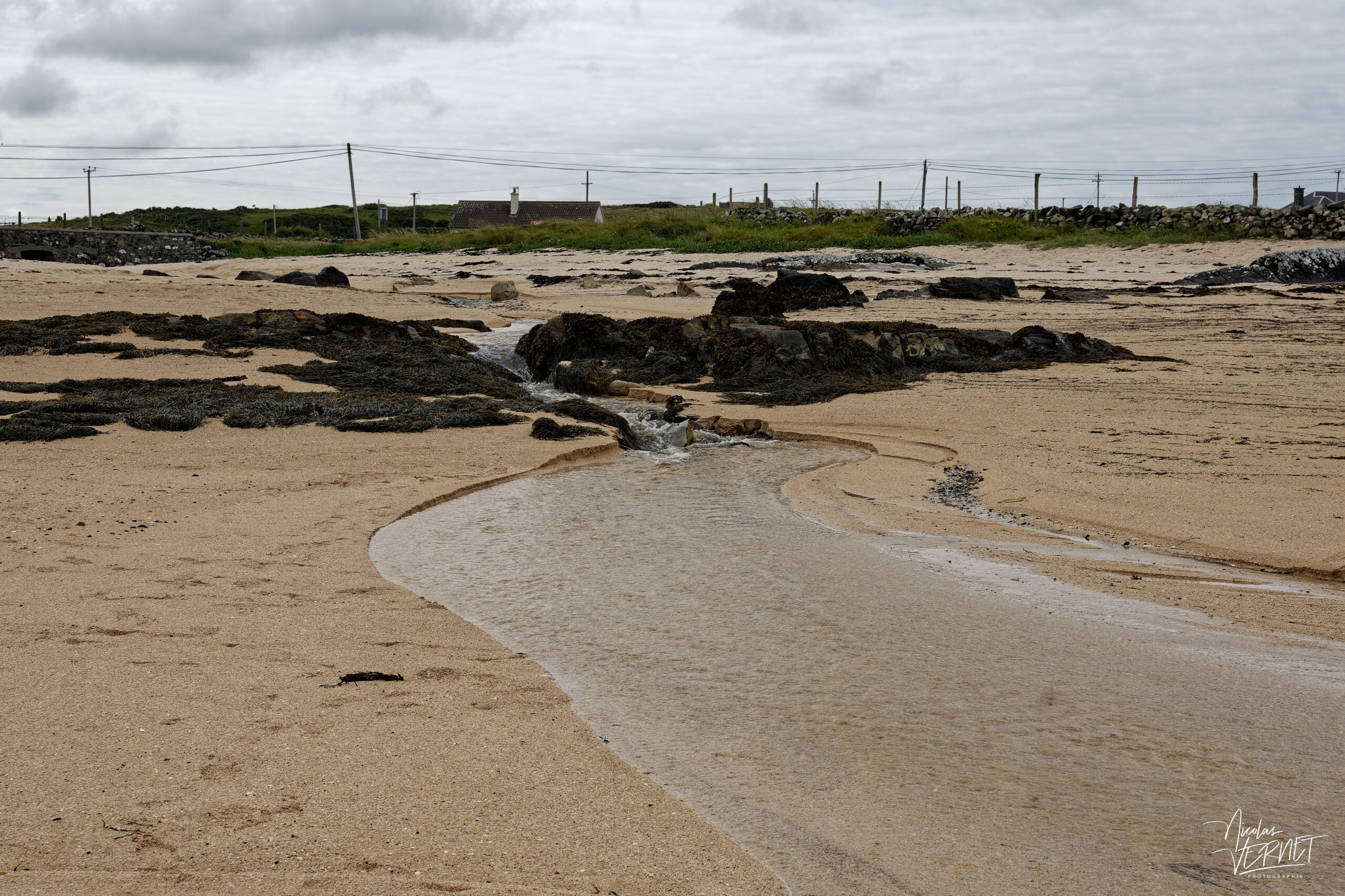 Plage de Coral Strand, Shannanagower, Co. Galway, Irlande
