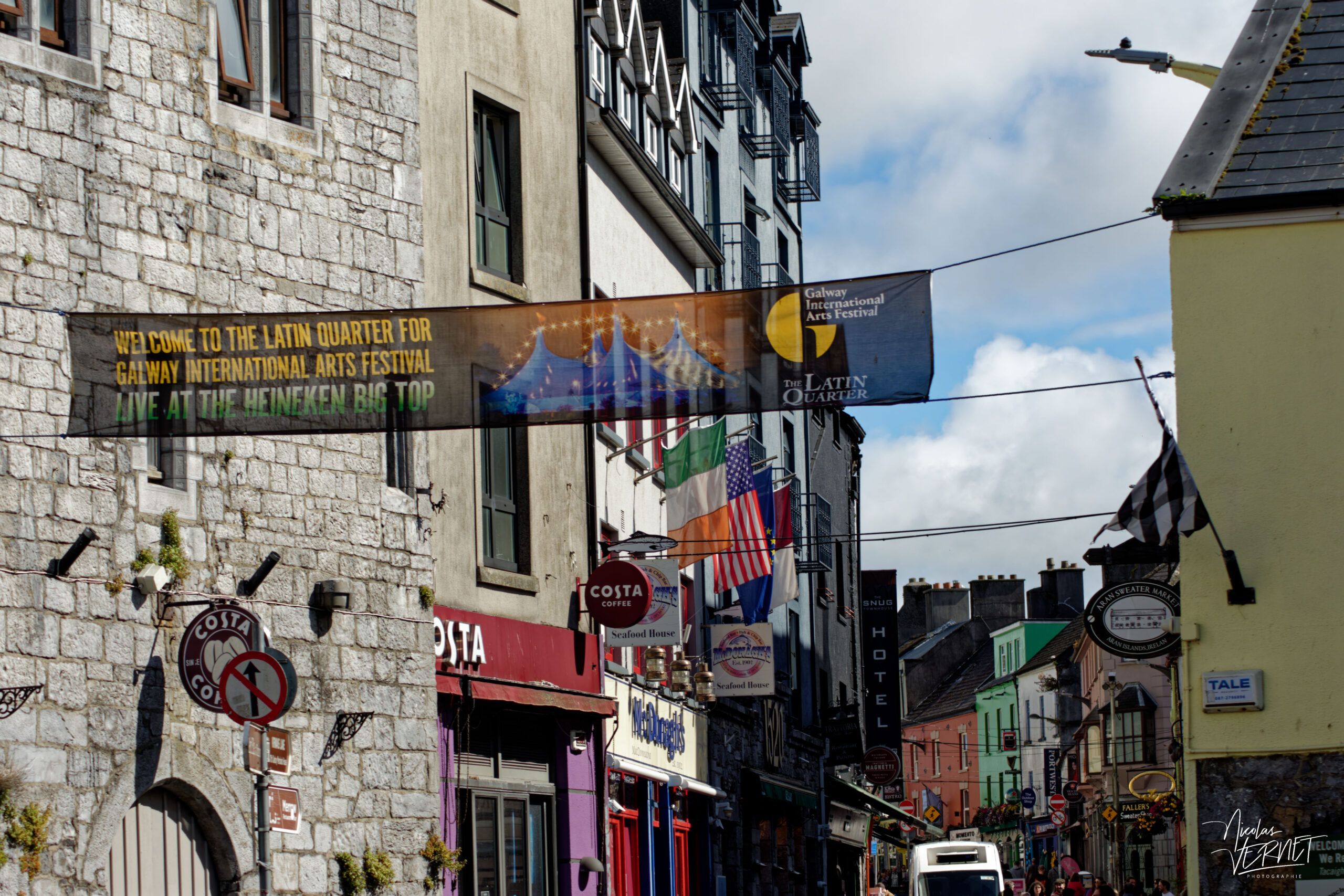 Centre ville de Galway, Irlande
