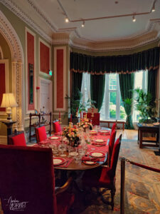 Salon, Abbaye de Kylemore, Pollacappul, Co. Galway, Irlande
