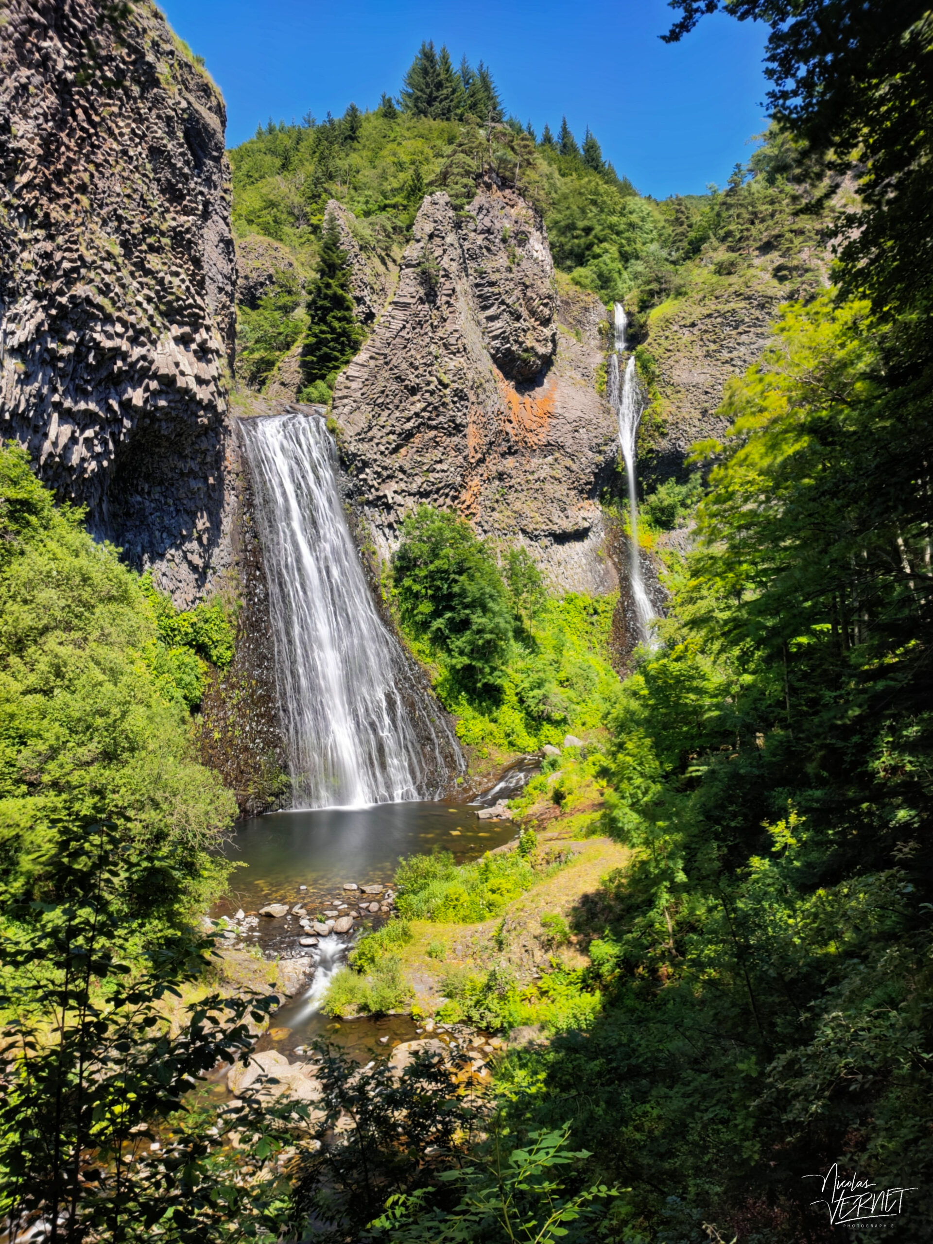 La cascade du Ray-Pic, Péreyres (Ardèche)
