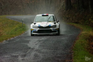 Journée d’essais avec 2R Compétition, Saint Pierreville (Ardèche) - Flavien Rognon et Margot Petit, Skoda Fabia Rally2