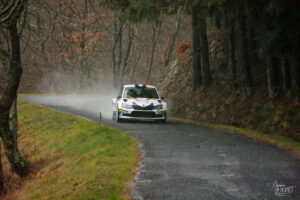 Journée d’essais avec 2R Compétition, Saint Pierreville (Ardèche) - Flavien Rognon et Margot Petit, Skoda Fabia Rally2
