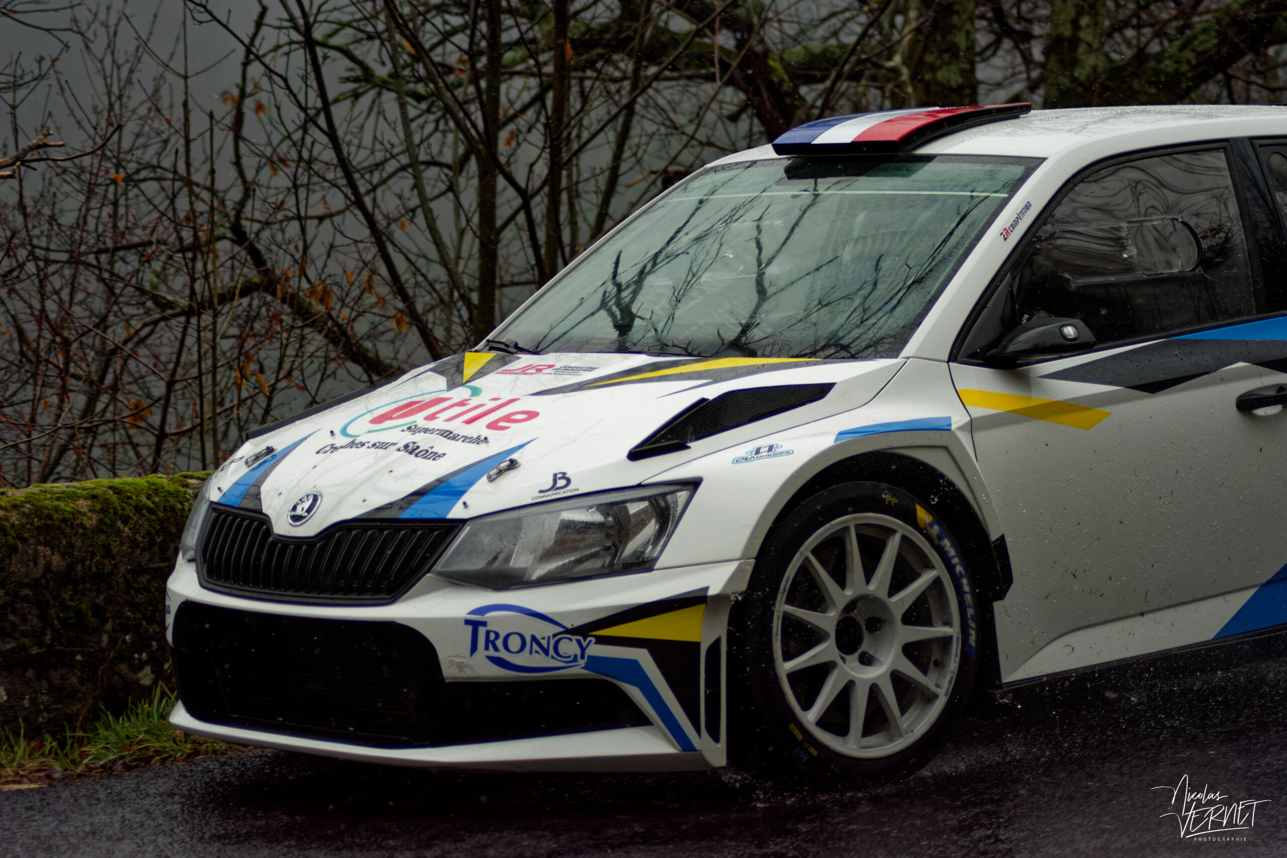 Journée d’essais avec 2R Compétition, Saint Pierreville (Ardèche) - Flavien Rognon et Margot Petit, Skoda Fabia Rally2