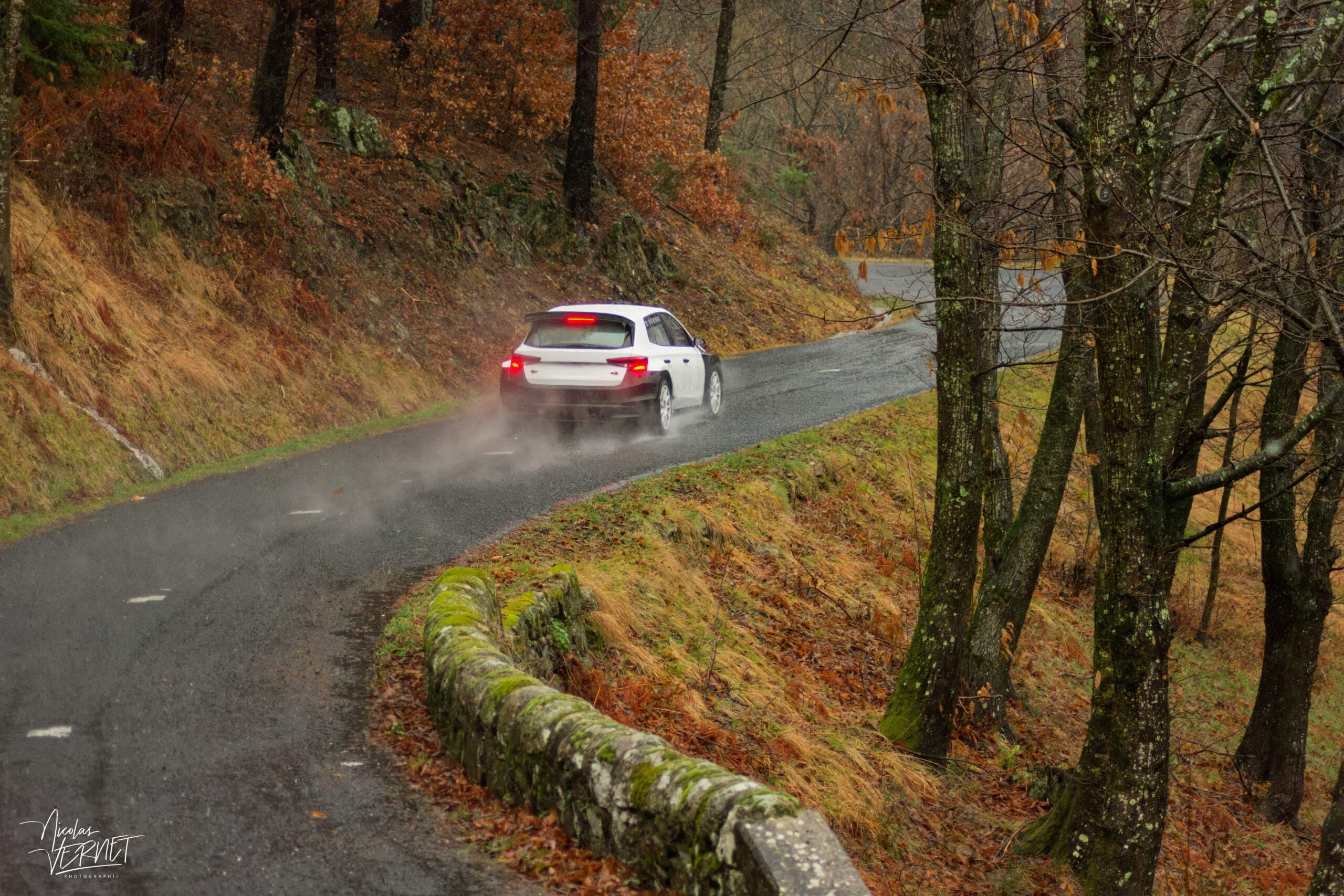 Journée d’essais avec 2R Compétition, Saint Pierreville (Ardèche) - Flavien Rognon et Margot Petit, Skoda Fabia RS Rally2
