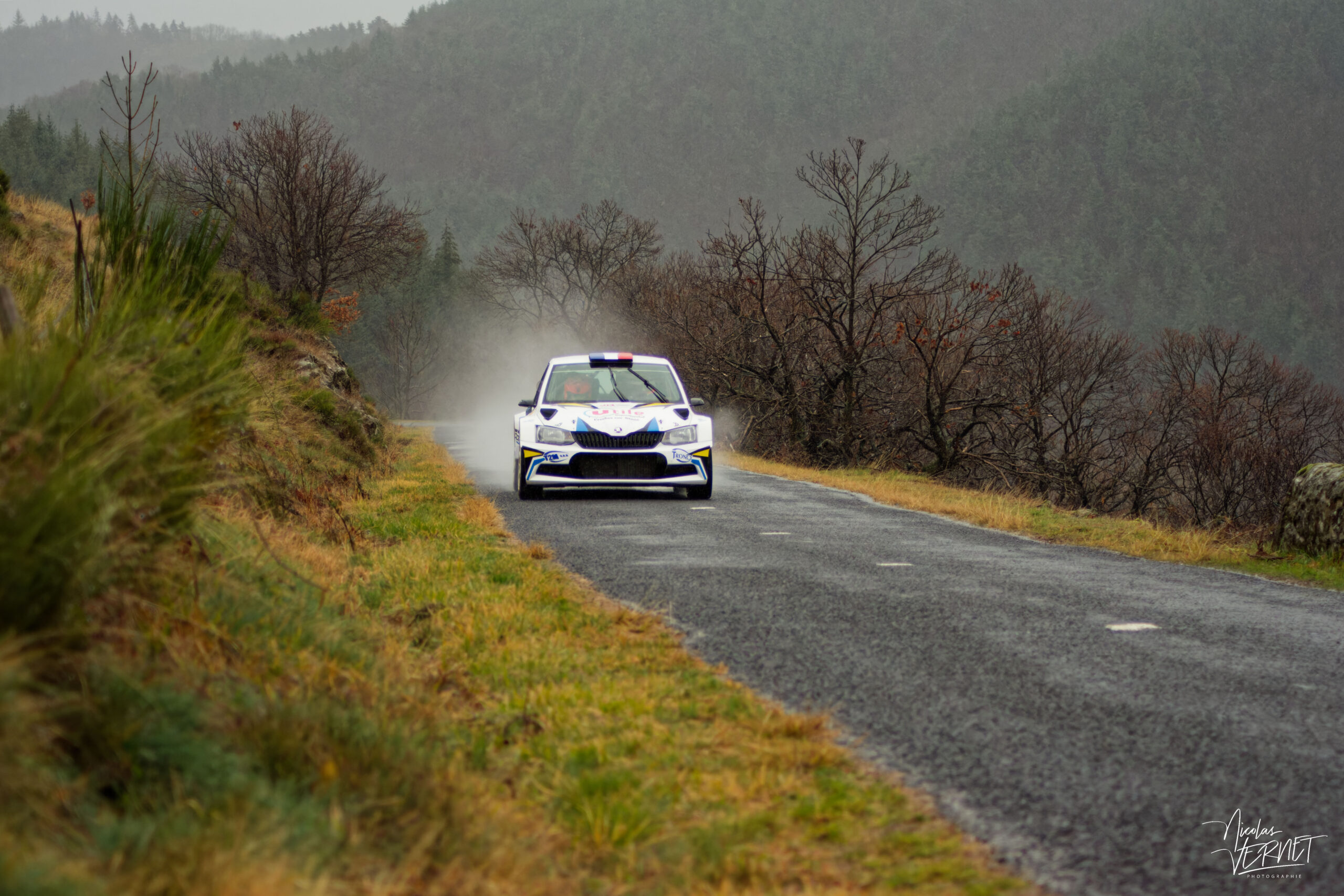 Journée d’essais avec 2R Compétition, Saint Pierreville (Ardèche) - Flavien Rognon et Margot Petit, Skoda Fabia Rally2
