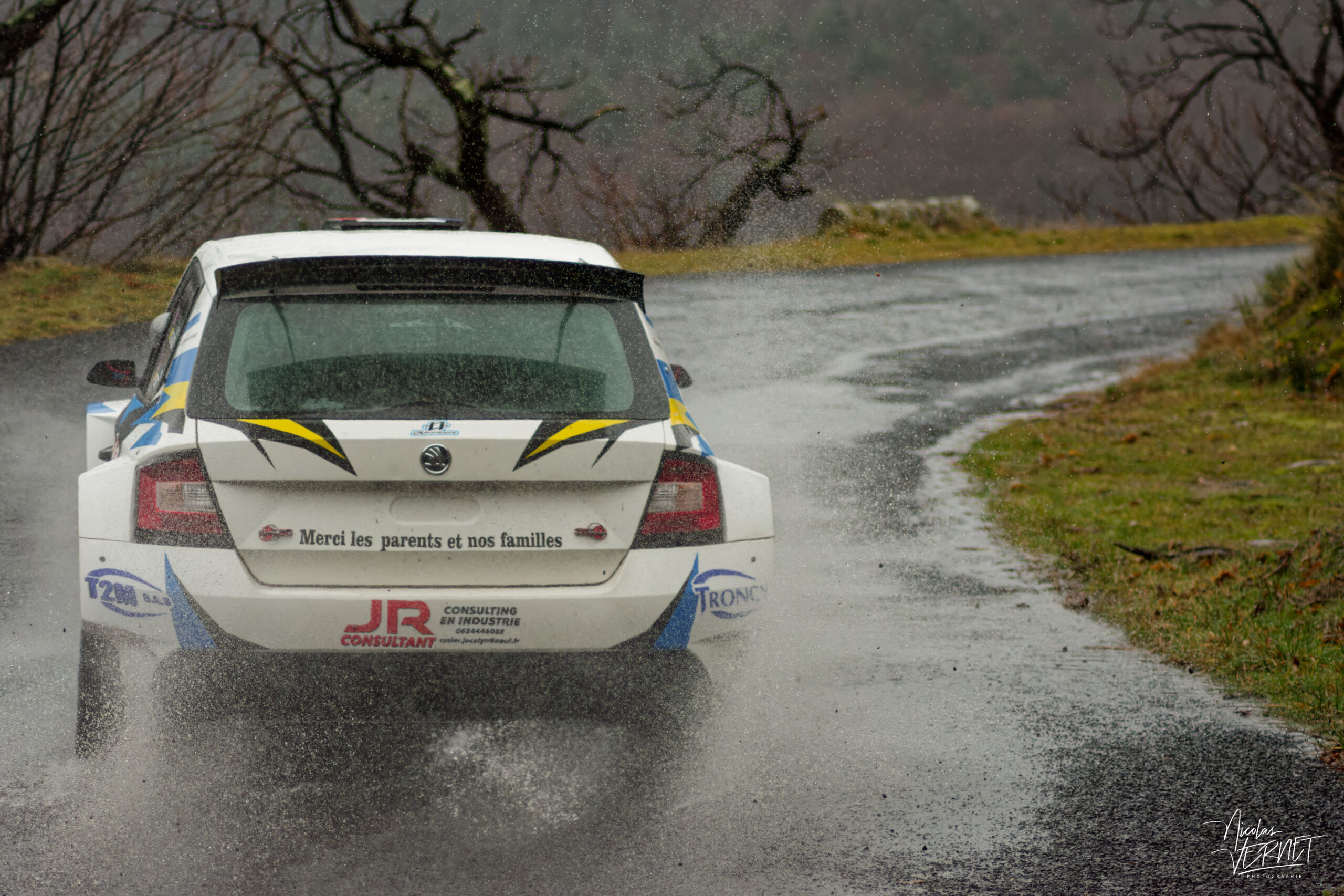 Journée d’essais avec 2R Compétition, Saint Pierreville (Ardèche) - Flavien Rognon et Margot Petit, Skoda Fabia Rally2