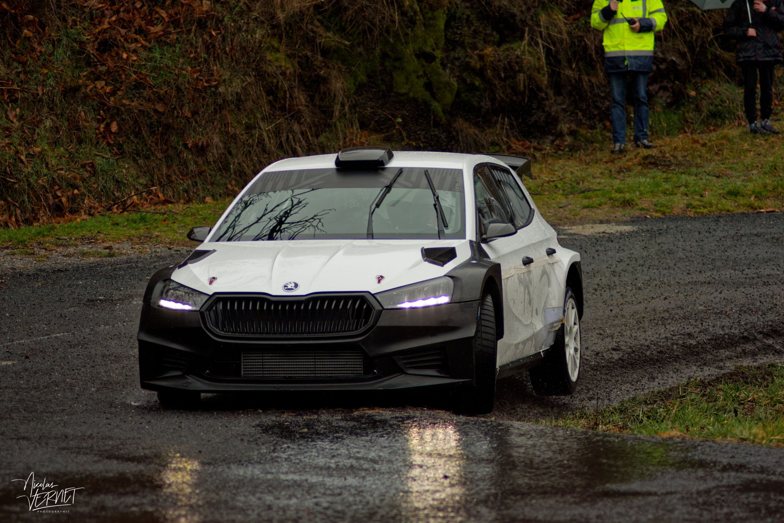 Journée d’essais avec 2R Compétition, Saint Pierreville (Ardèche) - Flavien Rognon et Margot Petit, Skoda Fabia RS Rally2
