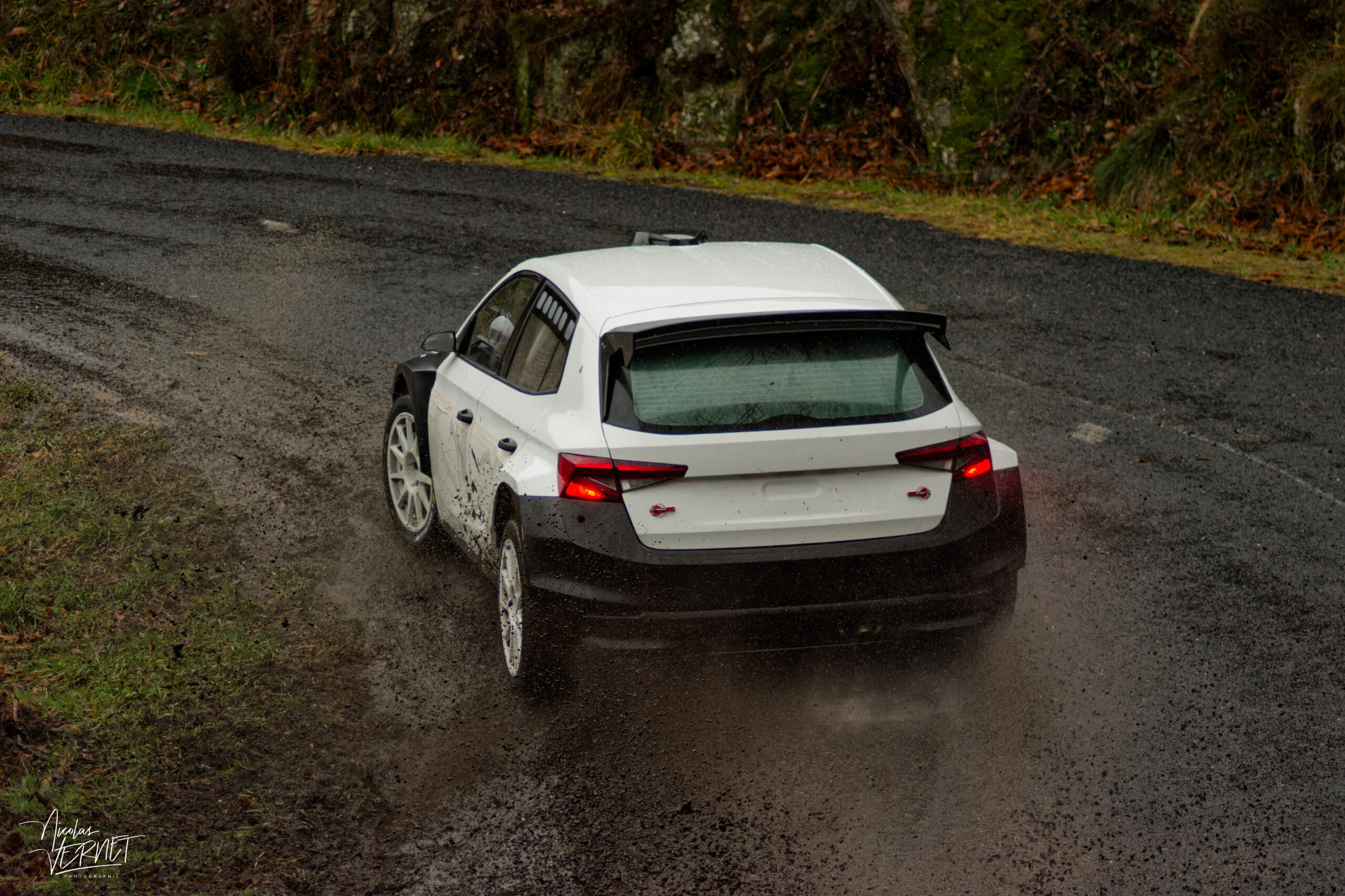 Journée d’essais avec 2R Compétition, Saint Pierreville (Ardèche) - Flavien Rognon et Margot Petit, Skoda Fabia RS Rally2