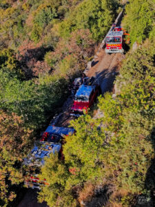 Camions Citerne feux de Forêt, Lussas (Ardèche)