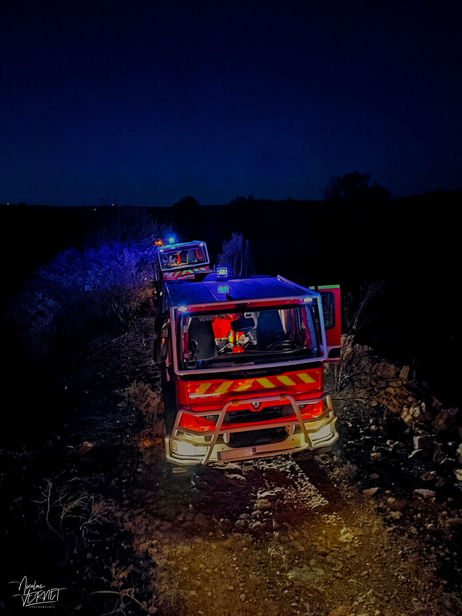 Camions Citerne feux de Forêt, Lavilledieu (Ardèche)