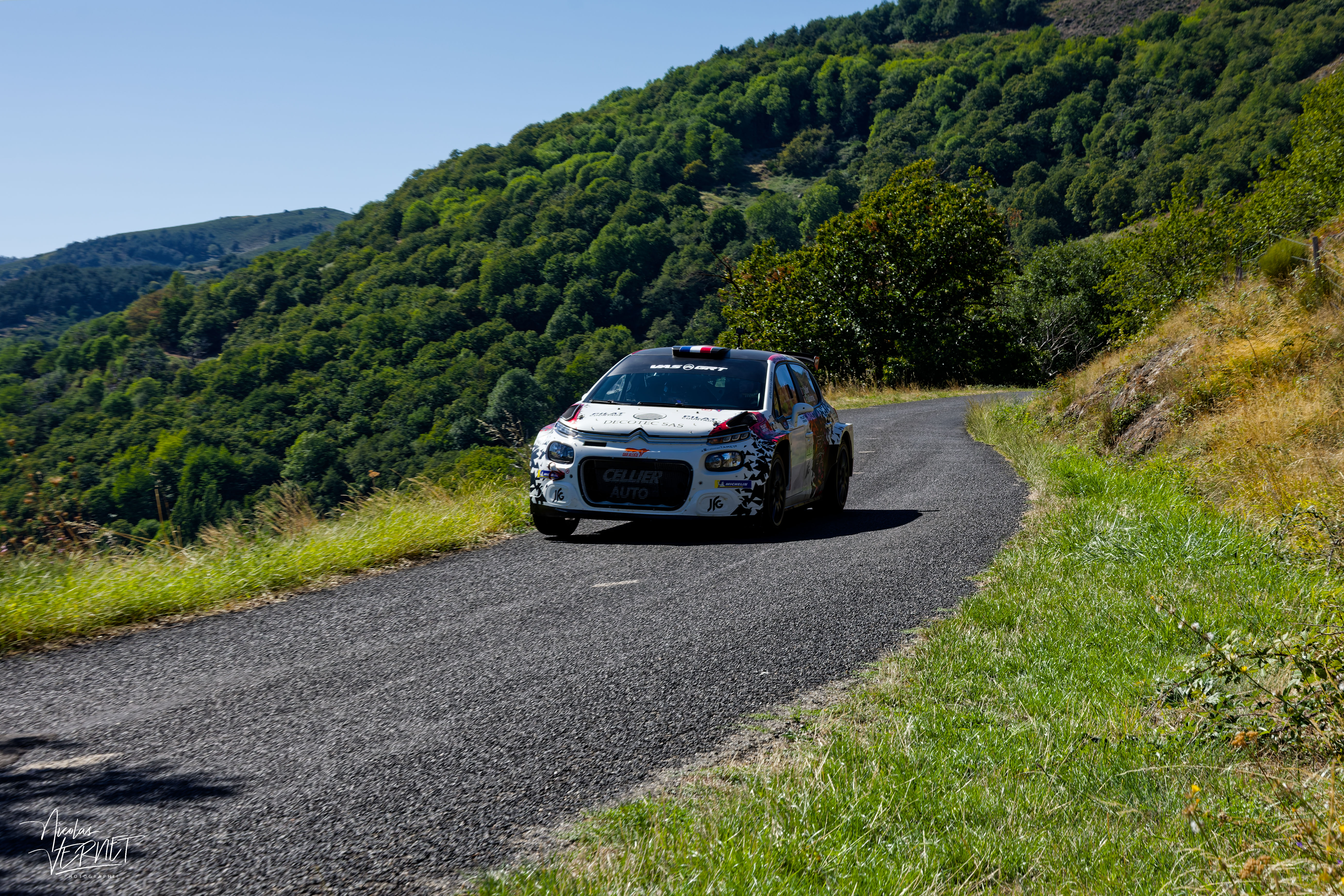 Journée d’essais avec VAS et GRT, Saint Pierreville (Ardèche) - Thibaud Cellier et Frédéric Guillarme, Citroën C3 Rally2