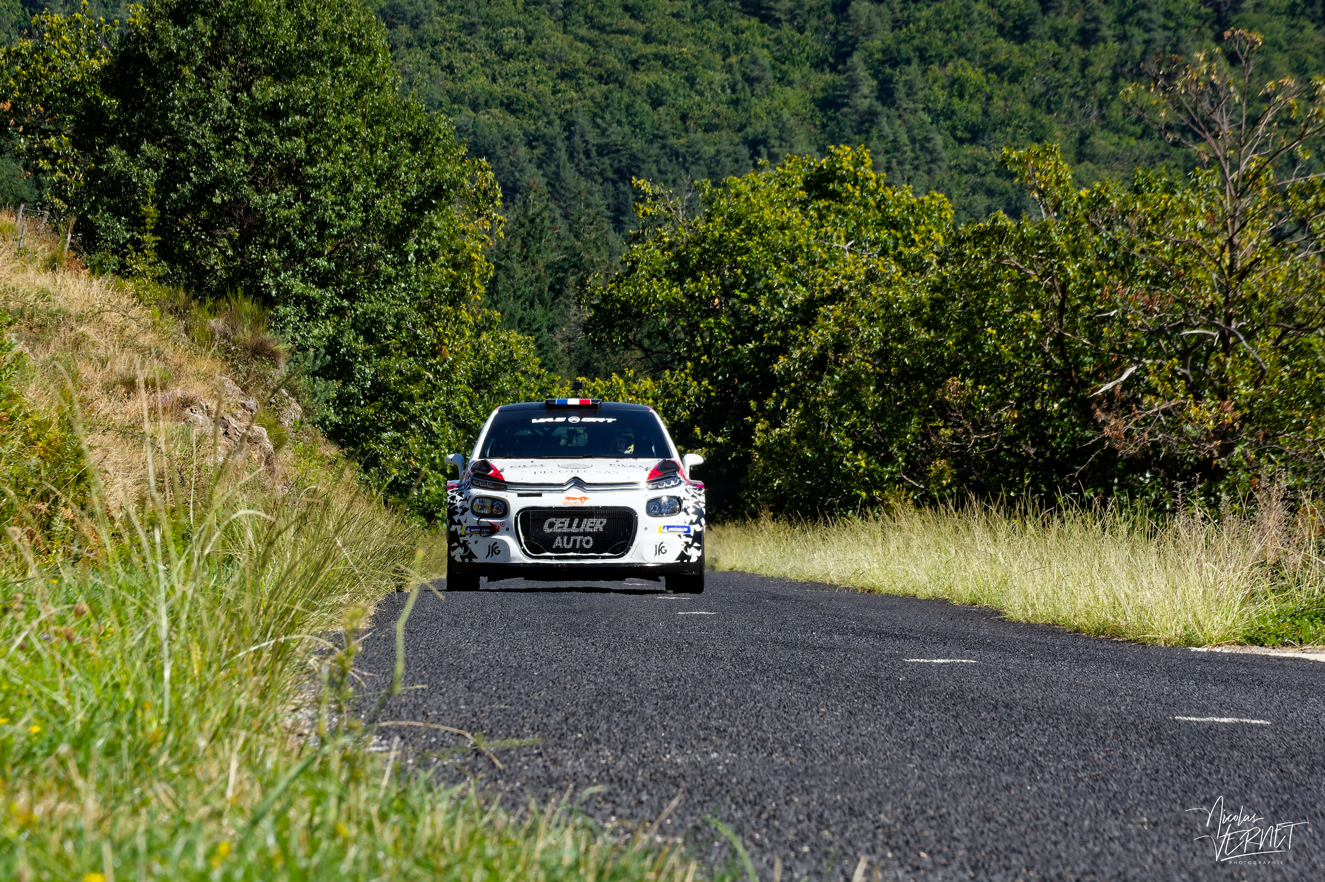 Journée d’essais avec VAS et GRT, Saint Pierreville (Ardèche) - Thibaud Cellier et Frédéric Guillarme, Citroën C3 Rally2