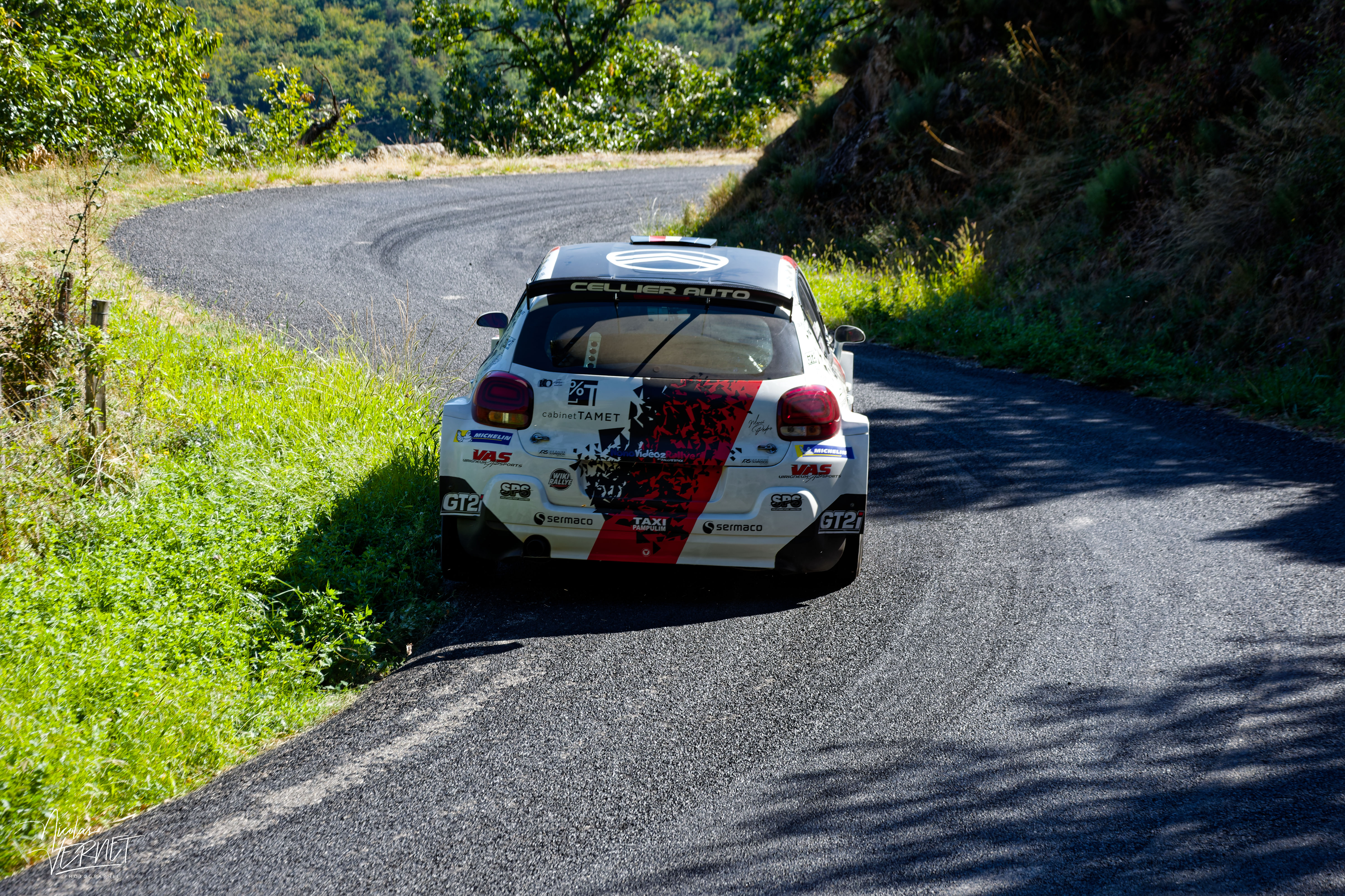 Journée d’essais avec VAS et GRT, Saint Pierreville (Ardèche) - Thibaud Cellier et Frédéric Guillarme, Citroën C3 Rally2