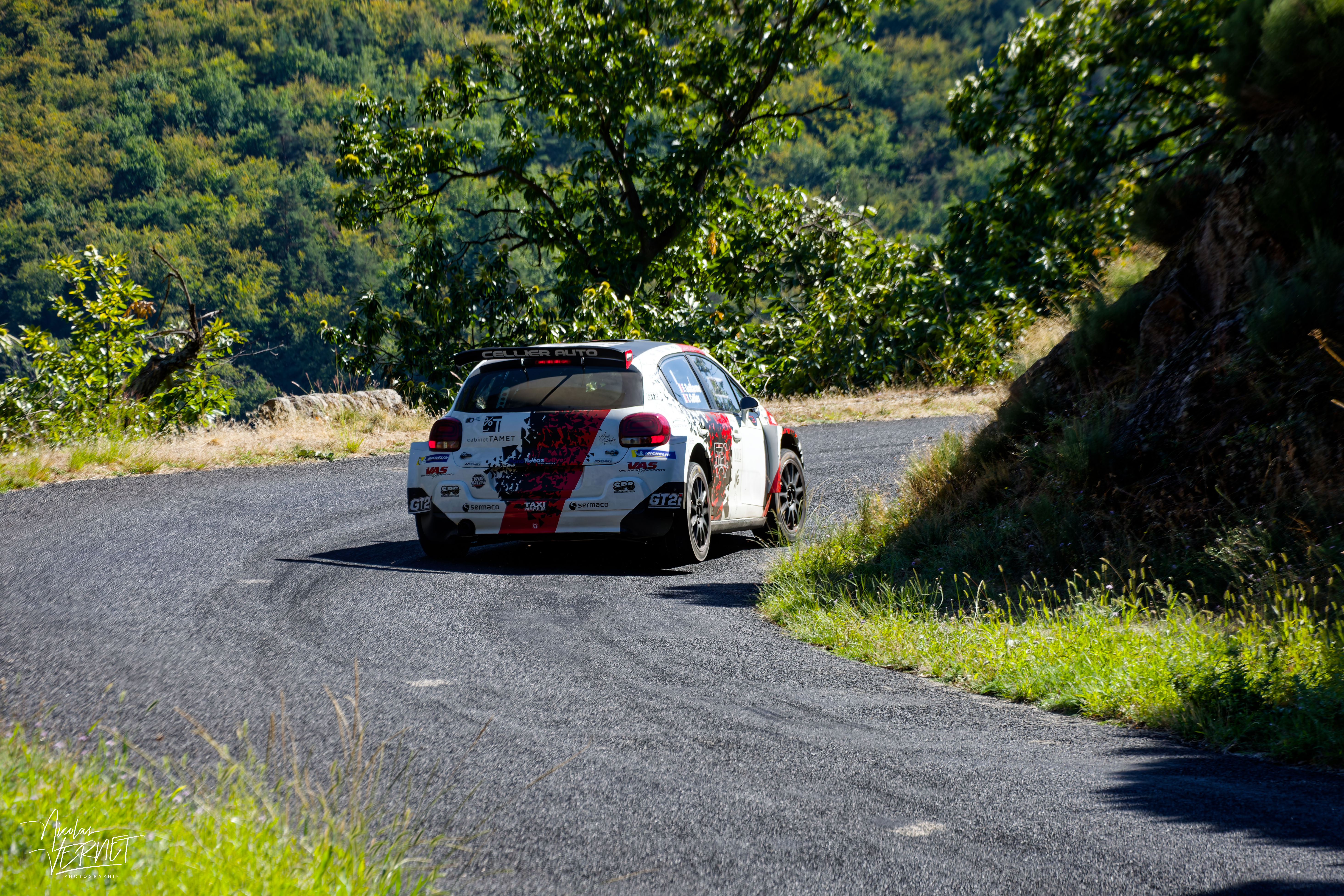 Journée d’essais avec VAS et GRT, Saint Pierreville (Ardèche) - Thibaud Cellier et Frédéric Guillarme, Citroën C3 Rally2