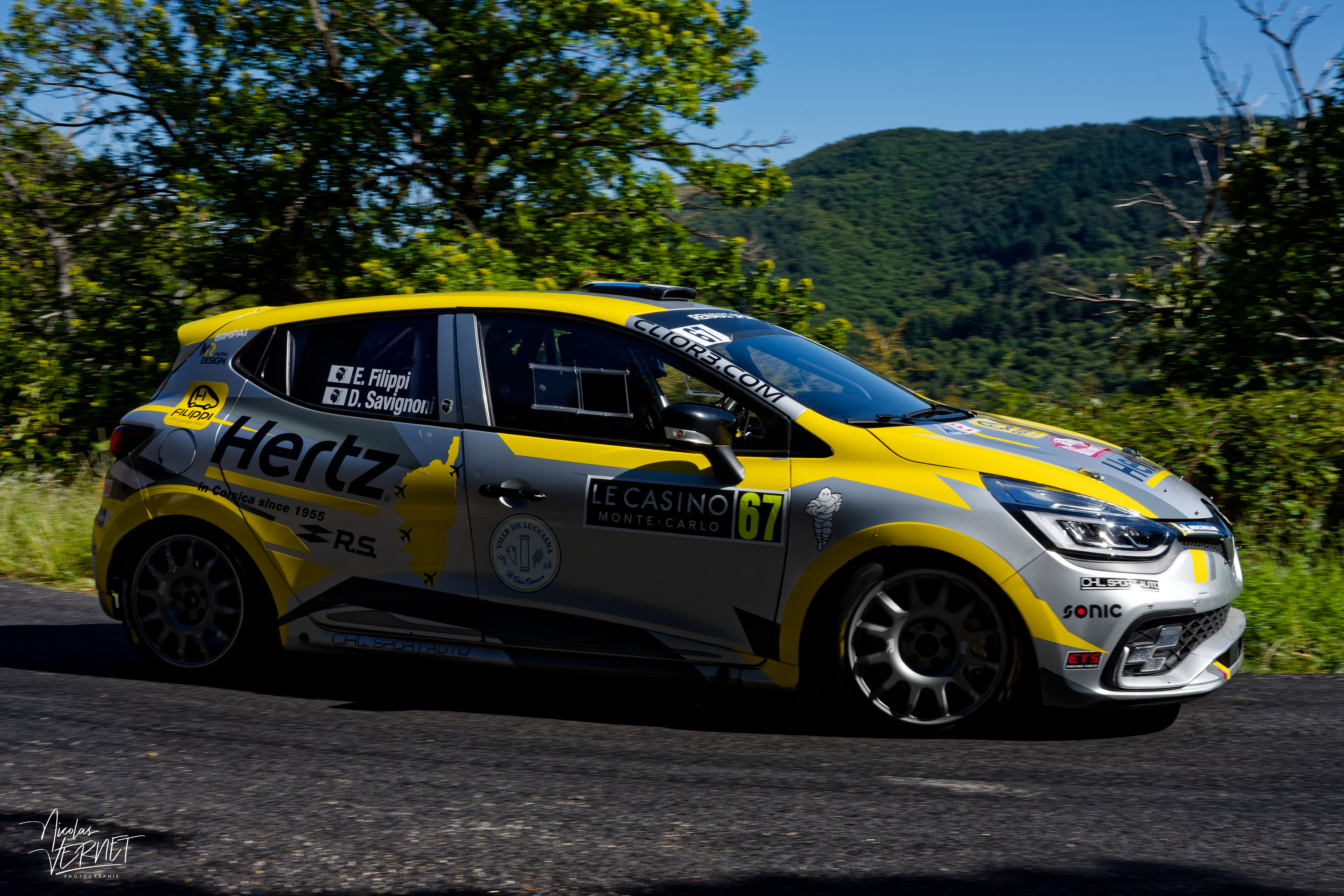 Journée d’essais avec CHL SPORT AUTO, Saint Pierreville (Ardèche) - Éric Filippi et Dumè Savignoni, Renault Clio IV RS R3T