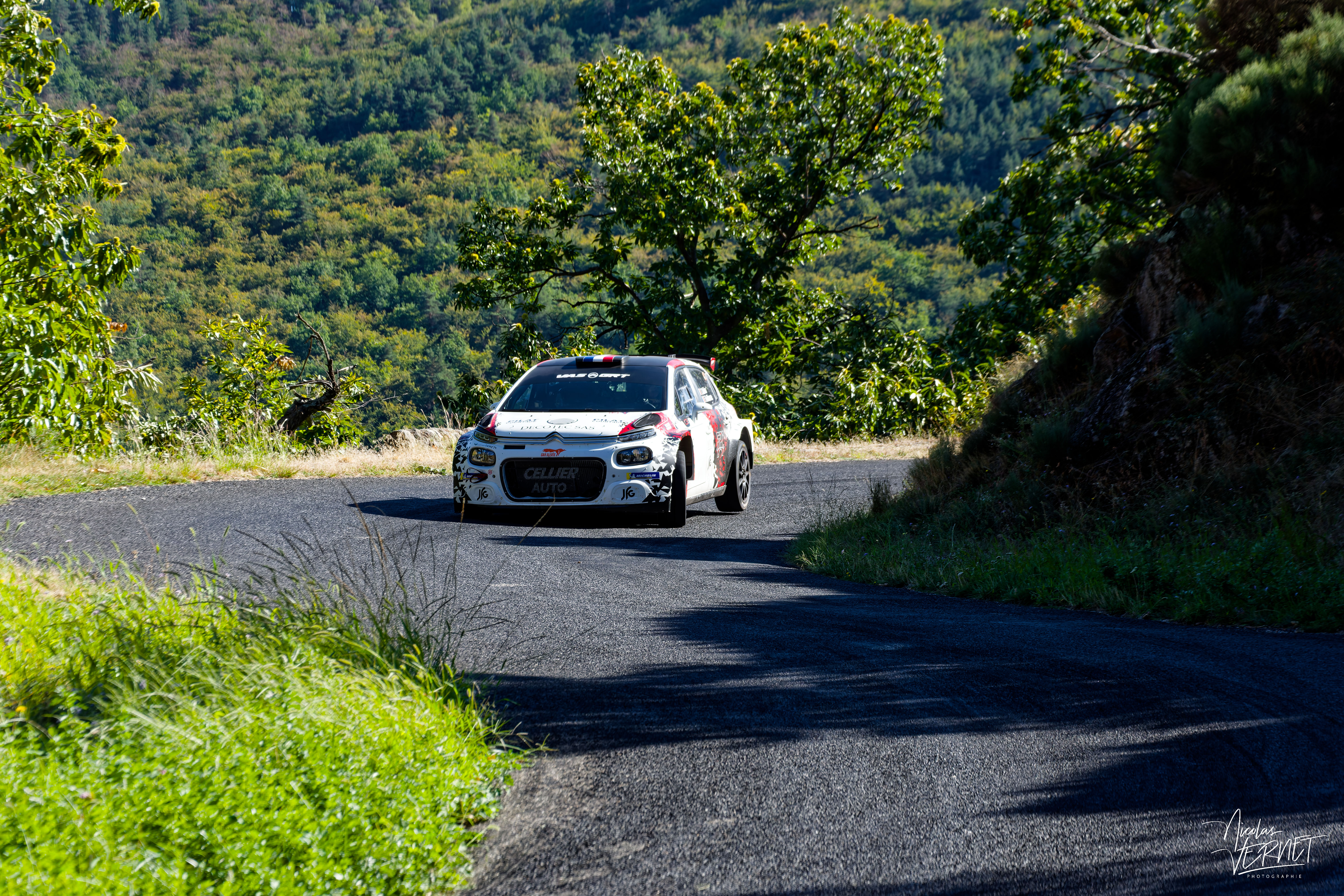 Journée d’essais avec VAS et GRT, Saint Pierreville (Ardèche) - Thibaud Cellier et Frédéric Guillarme, Citroën C3 Rally2