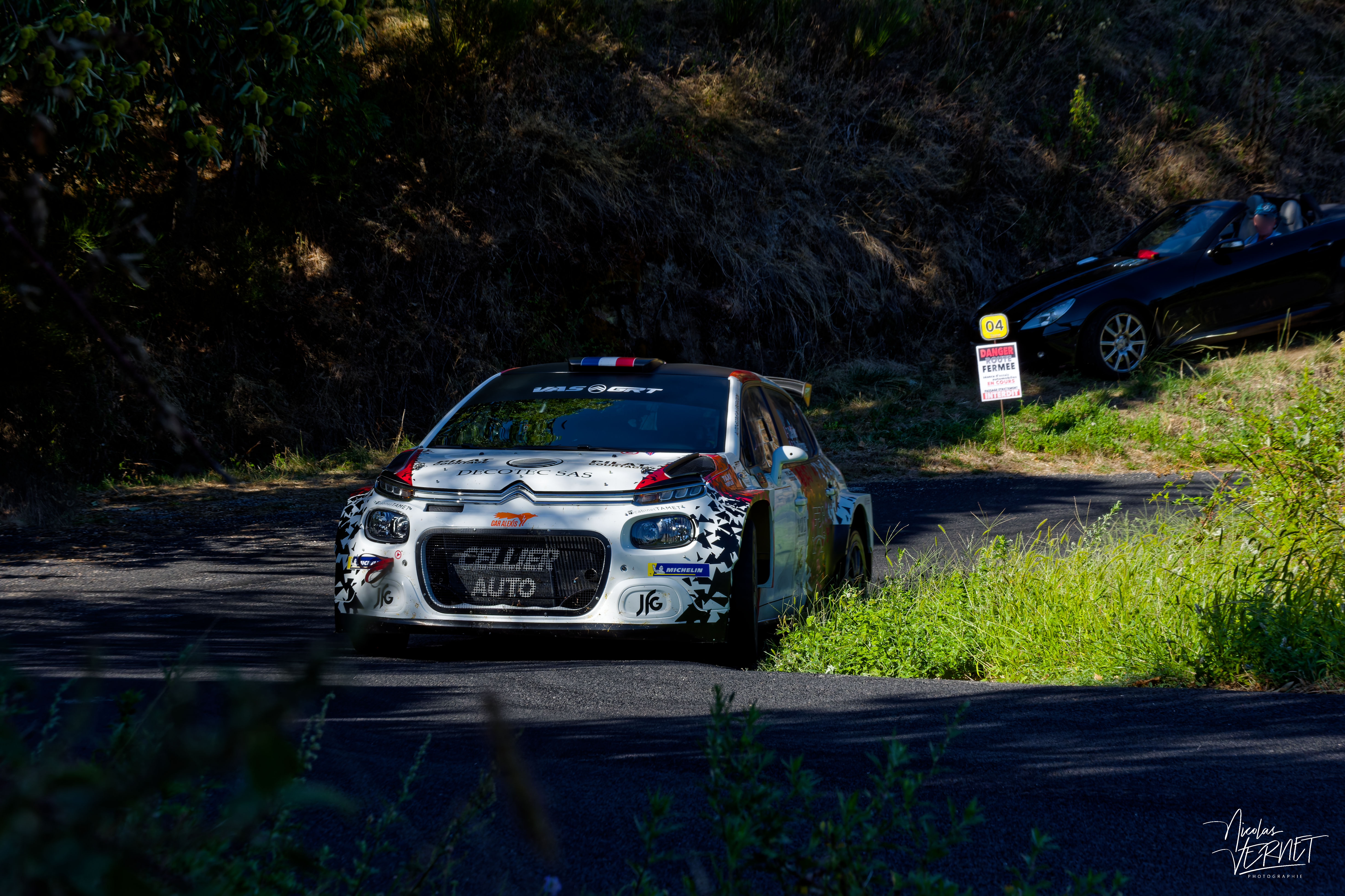 Journée d’essais avec VAS et GRT, Saint Pierreville (Ardèche) - Thibaud Cellier et Frédéric Guillarme, Citroën C3 Rally2